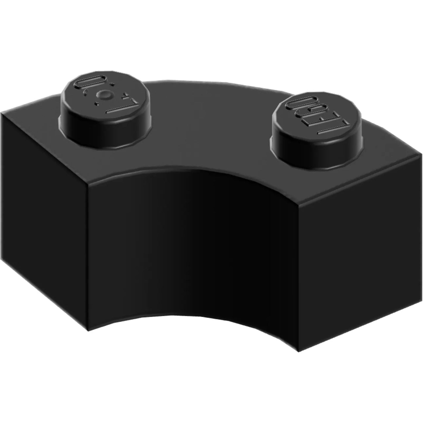 Part 85080 - Brick, Round Corner 2 x 2 Macaroni with Stud Notch and Reinforced Underside
