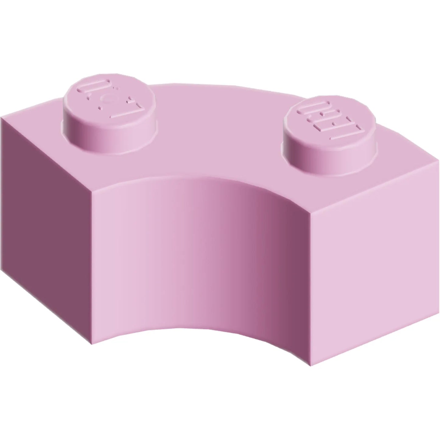 Part 85080 - Brick, Round Corner 2 x 2 Macaroni with Stud Notch and Reinforced Underside