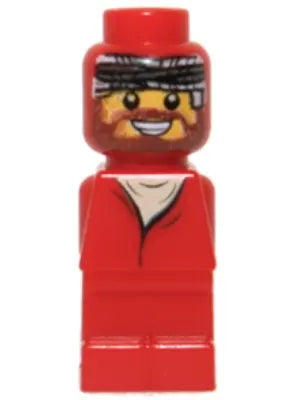 Minifig 85863pb007 - Microfigure Ramses Pyramid Adventurer Red (4560462)
