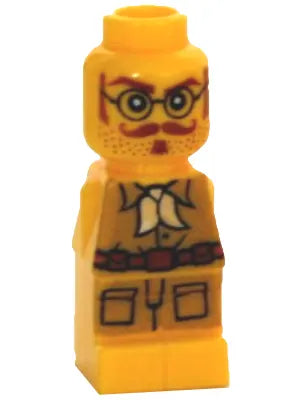 Minifig 85863pb046 - Microfigure Ramses Return Adventurer Yellow (4615408)