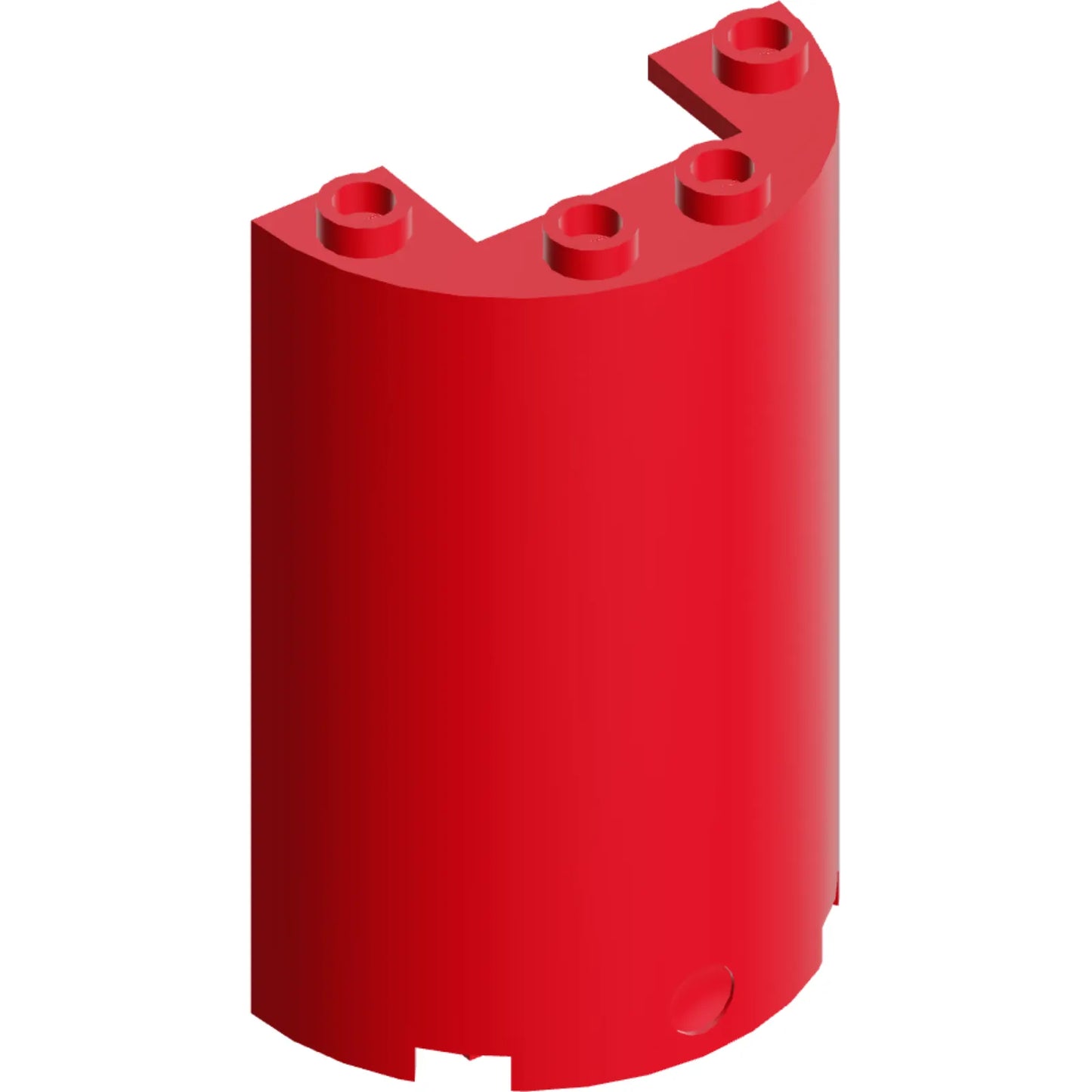 Part 85941 - Cylinder Half 2 x 4 x 5 with 1 x 2 Cutout