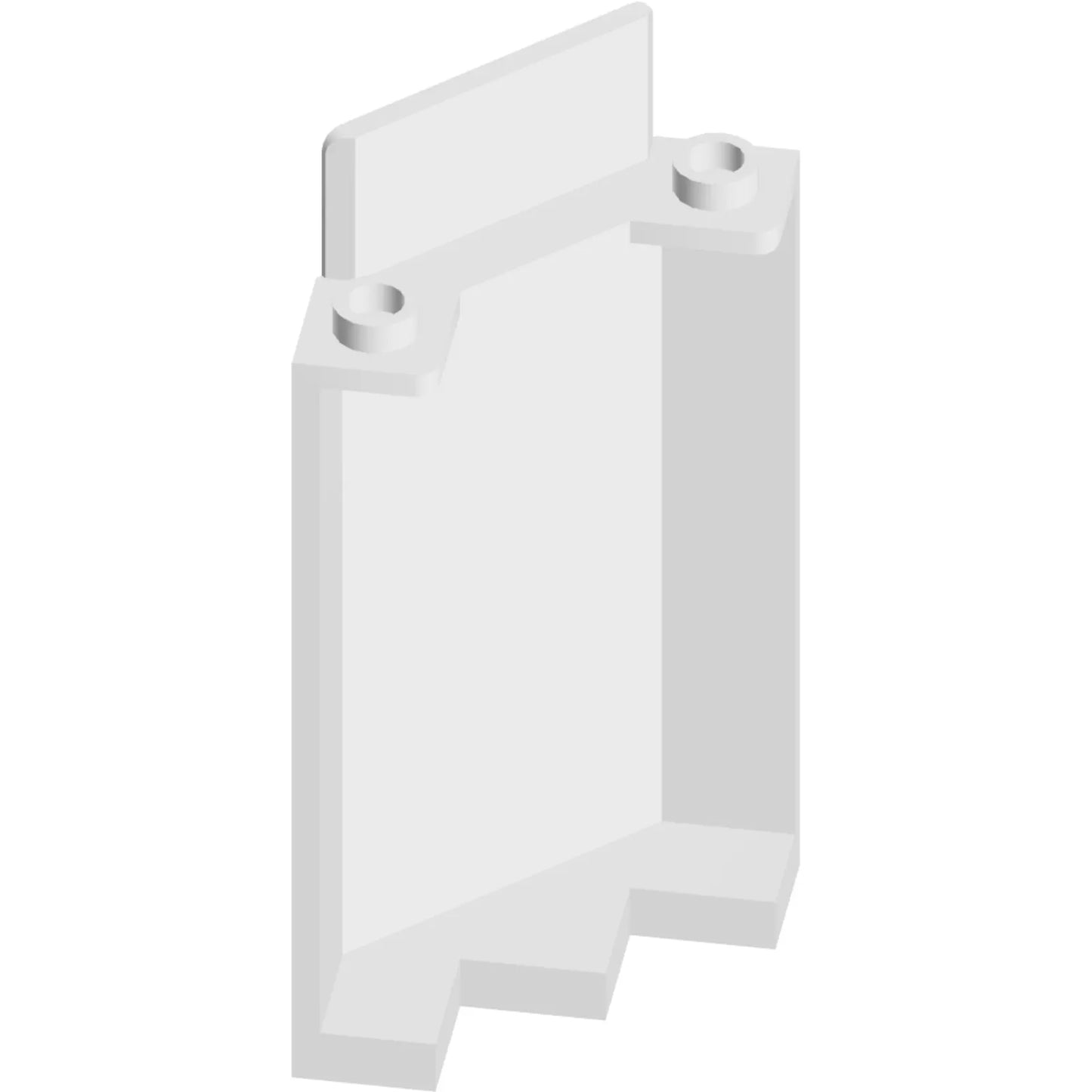 Part 87421 - Panel 3 x 3 x 6 Corner Wall without Bottom Indentations