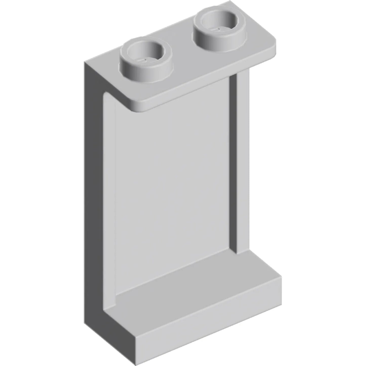 Part 87544 - Panel 1 x 2 x 3 with Side Supports - Hollow Studs