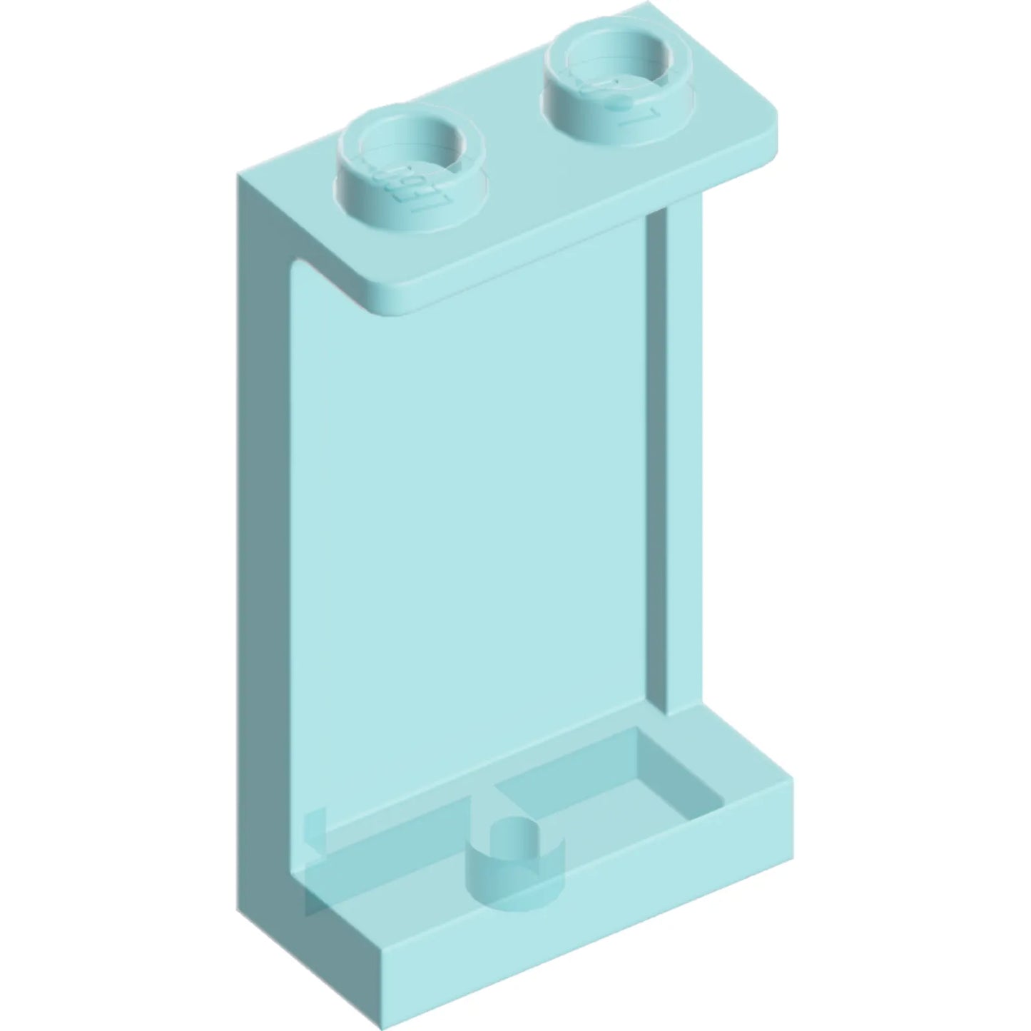 Part 87544 - Panel 1 x 2 x 3 with Side Supports - Hollow Studs