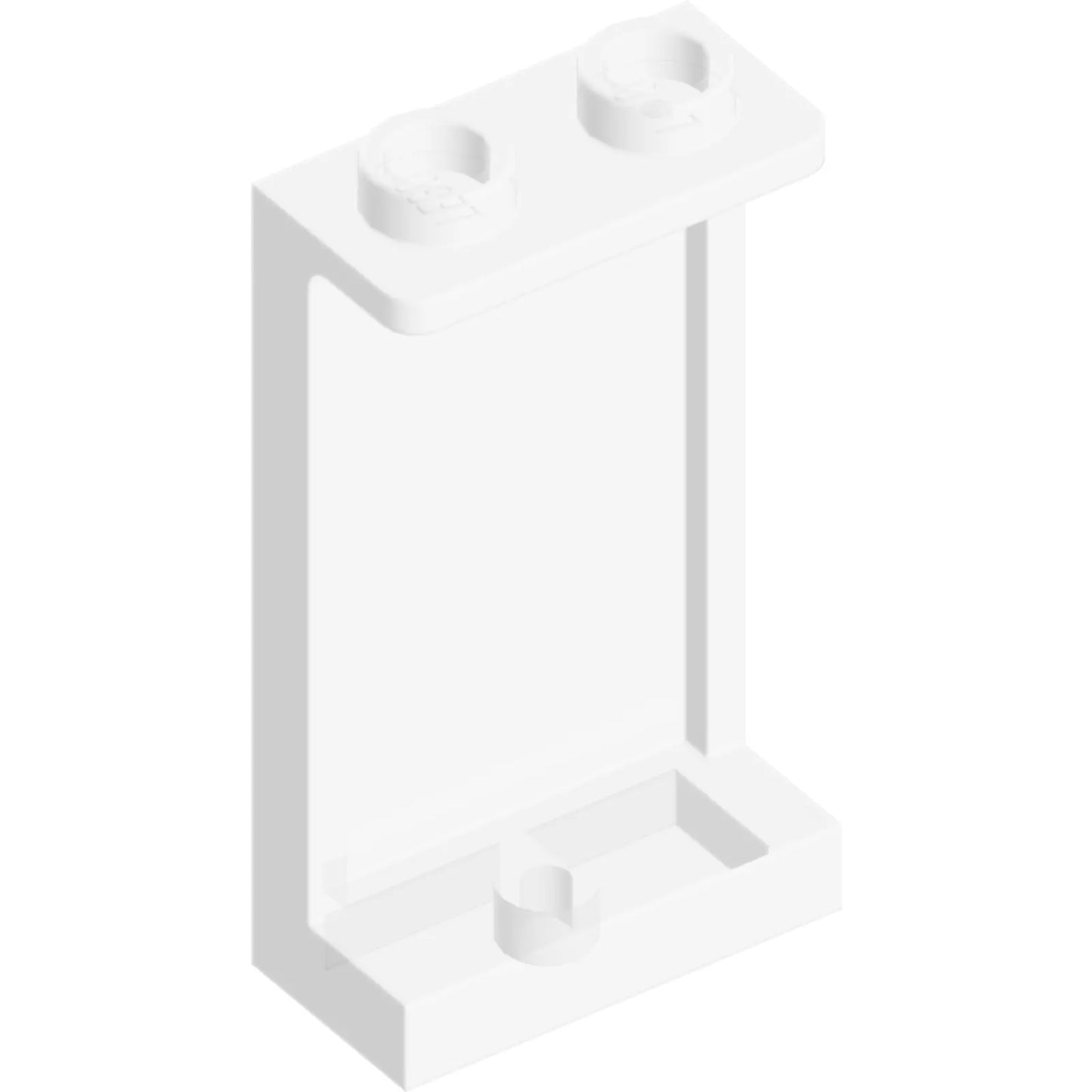 Part 87544 - Panel 1 x 2 x 3 with Side Supports - Hollow Studs