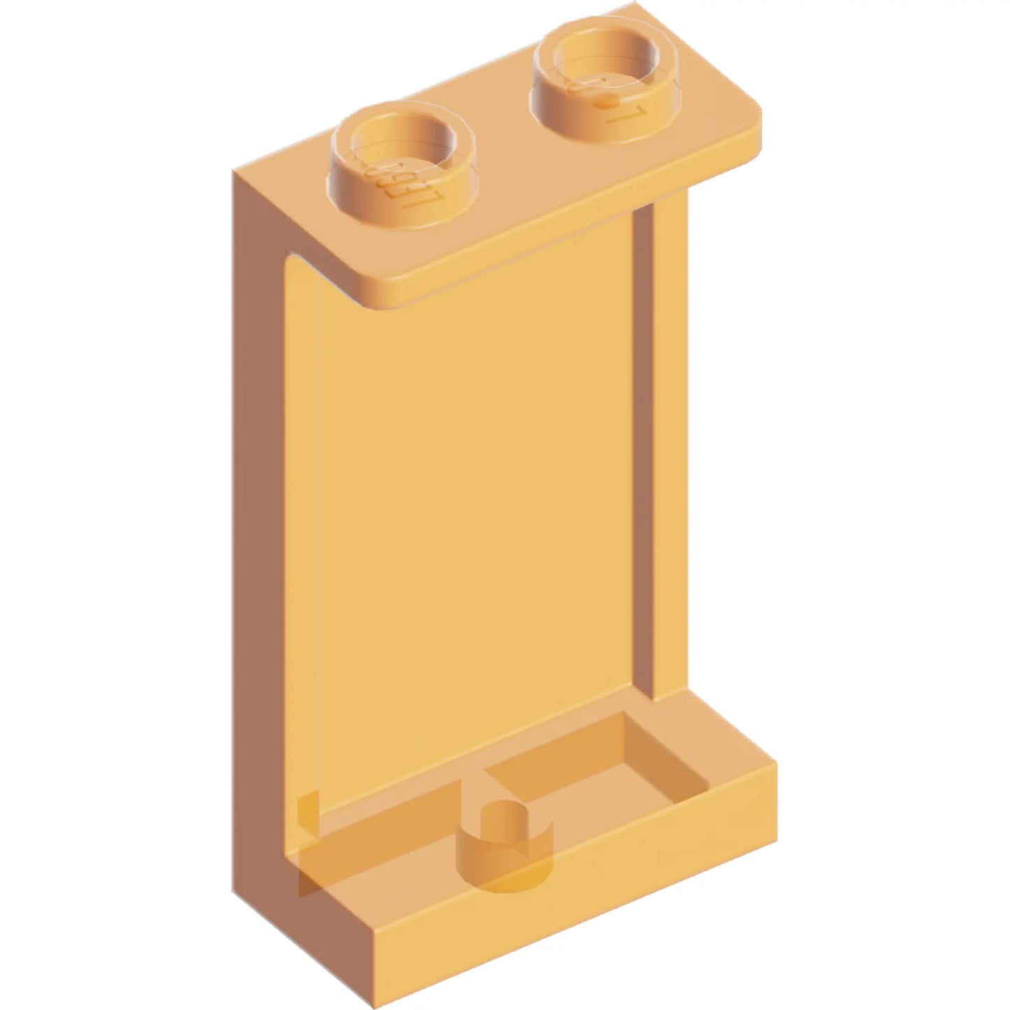 Part 87544 - Panel 1 x 2 x 3 with Side Supports - Hollow Studs