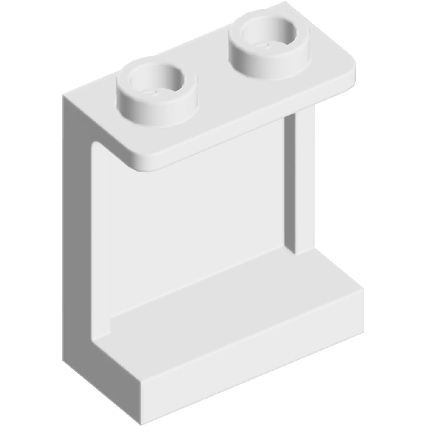 Part 87552 - Panel 1 x 2 x 2 with Side Supports - Hollow Studs