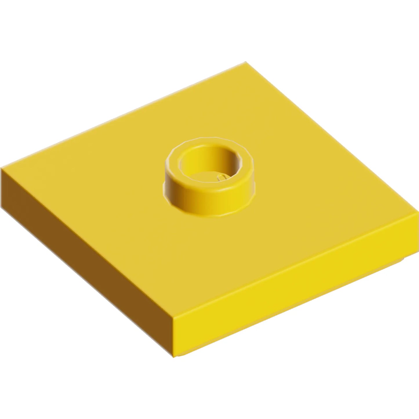 Part 87580 - Plate, Modified 2 x 2 with Groove and 1 Stud in Center (Jumper)