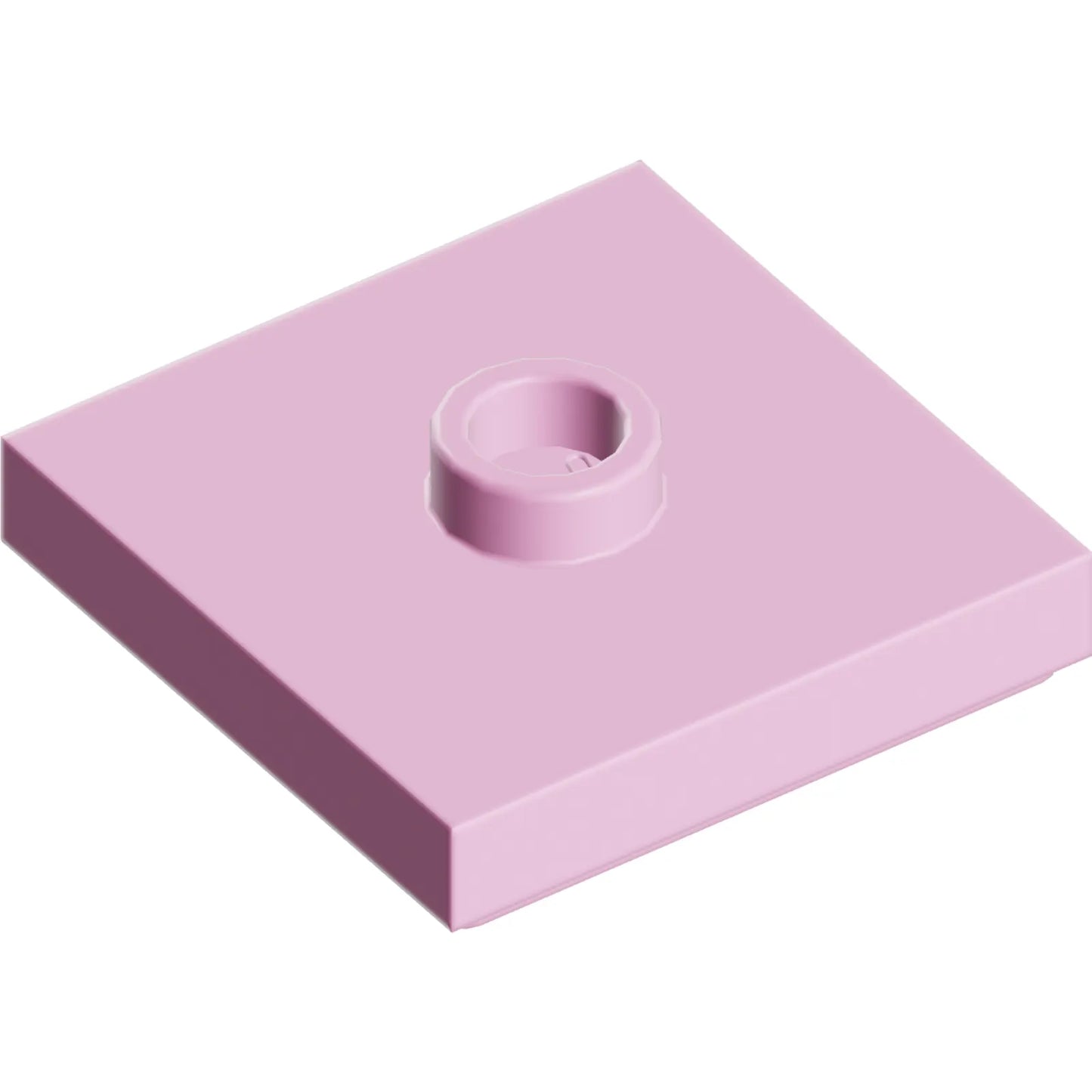 Part 87580 - Plate, Modified 2 x 2 with Groove and 1 Stud in Center (Jumper)