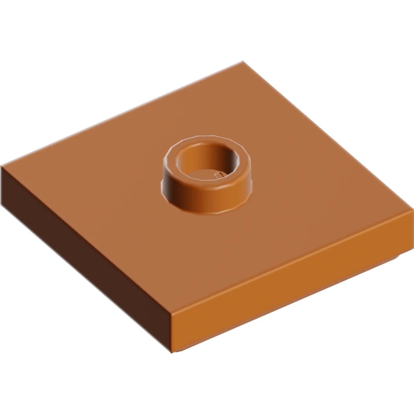 Part 87580 - Plate, Modified 2 x 2 with Groove and 1 Stud in Center (Jumper)
