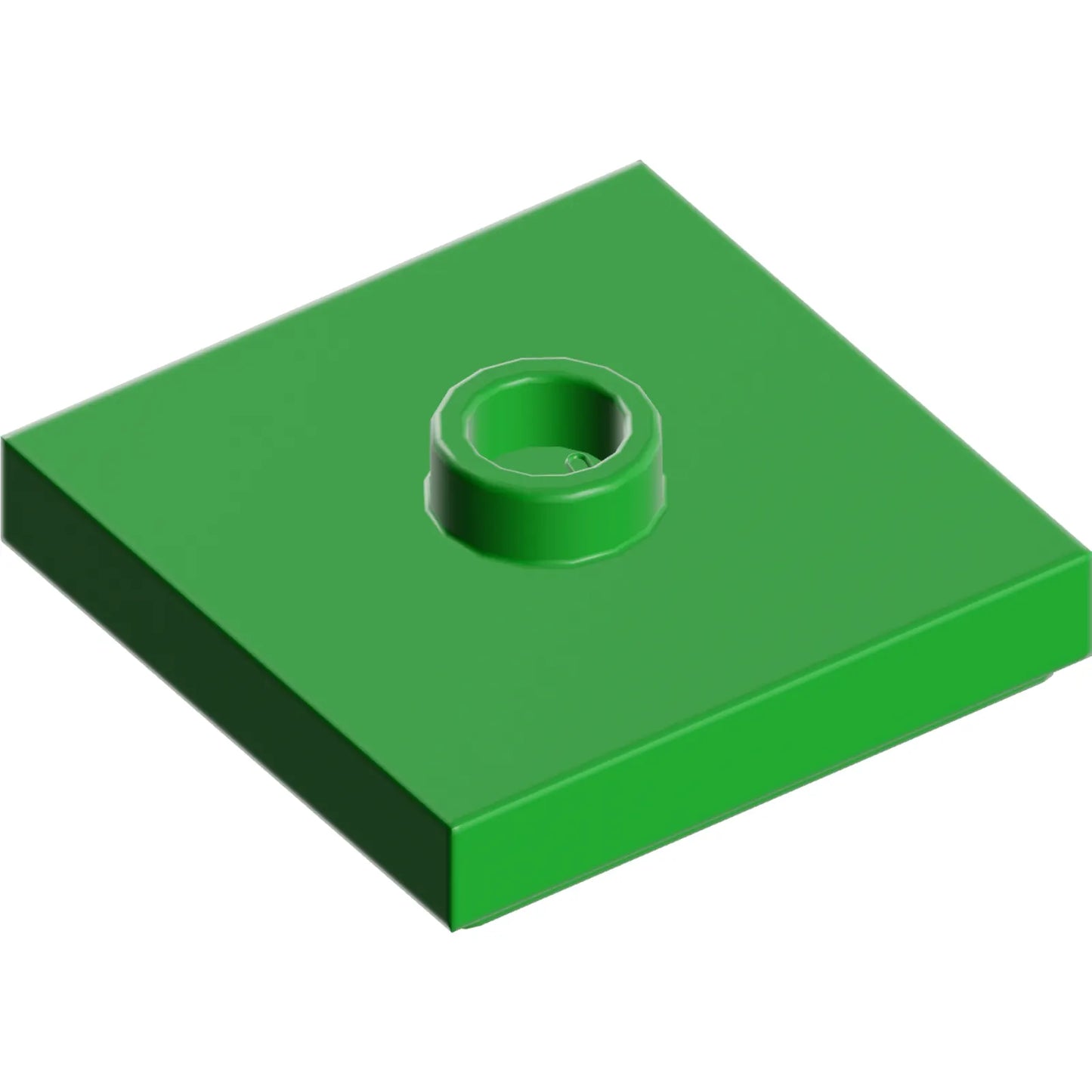 Part 87580 - Plate, Modified 2 x 2 with Groove and 1 Stud in Center (Jumper)