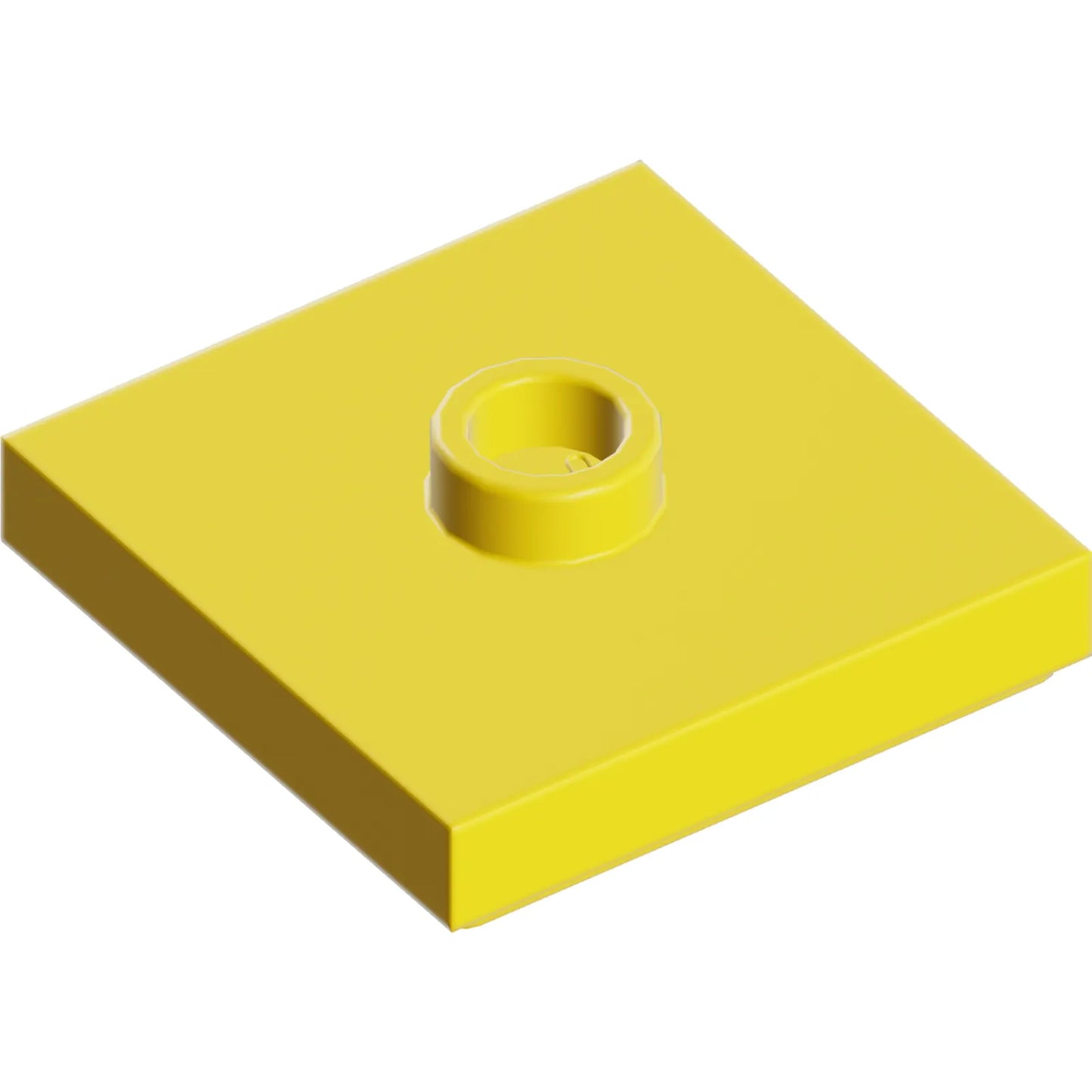 Part 87580 - Plate, Modified 2 x 2 with Groove and 1 Stud in Center (Jumper)
