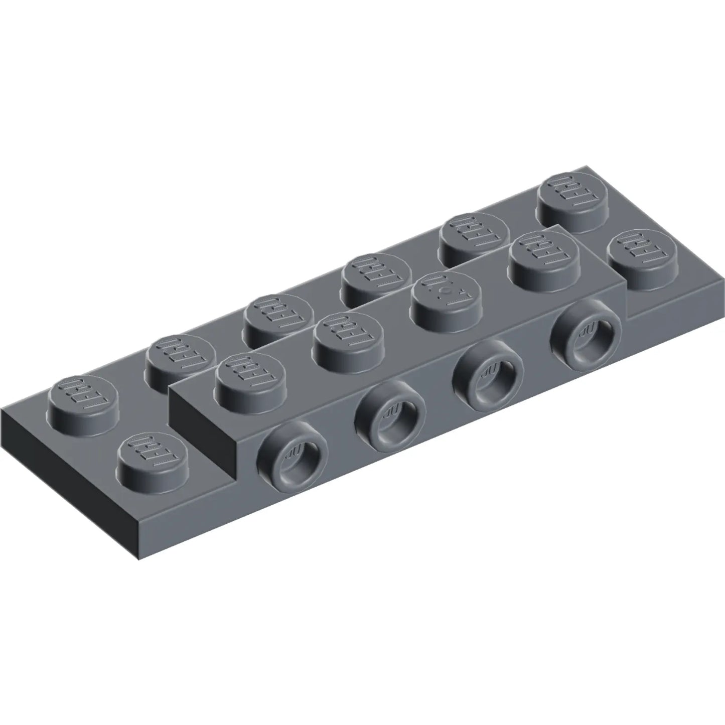 Part 87609 - Plate, Modified 2 x 6 x 2/3 with 4 Studs on Side