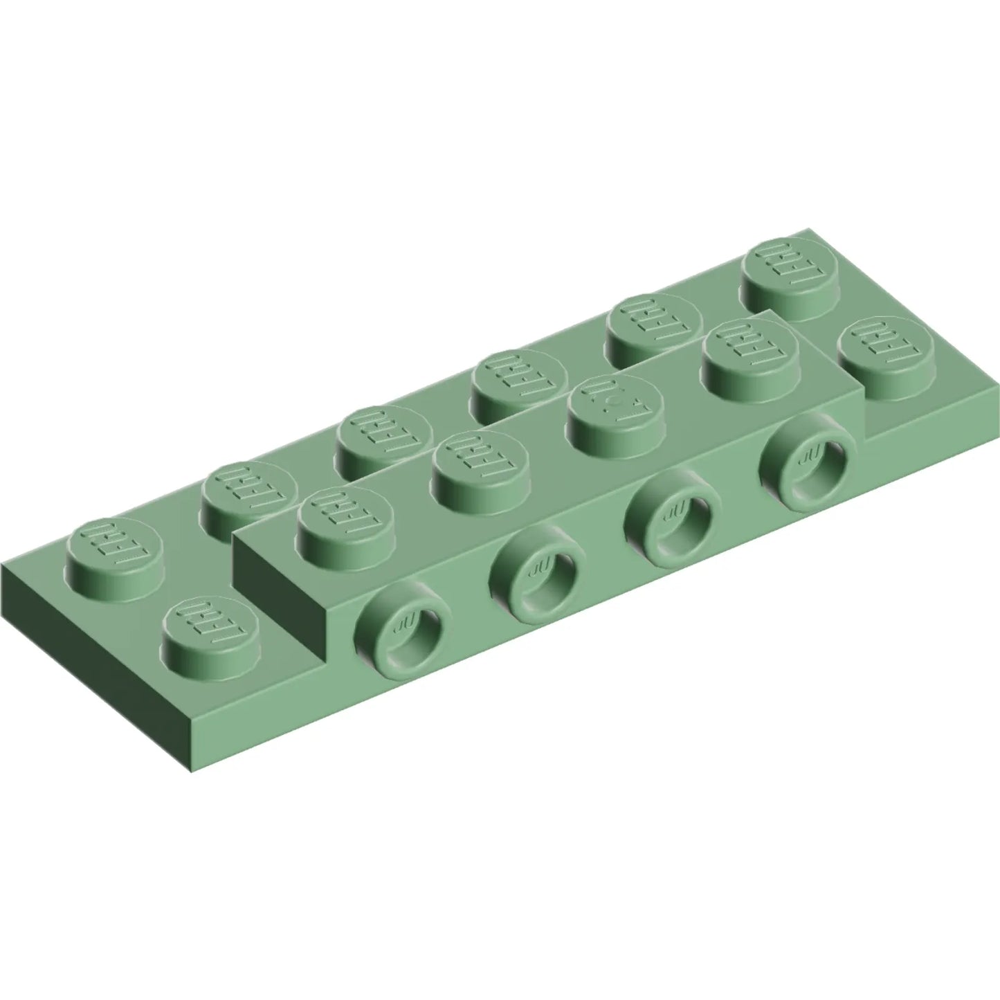 Part 87609 - Plate, Modified 2 x 6 x 2/3 with 4 Studs on Side