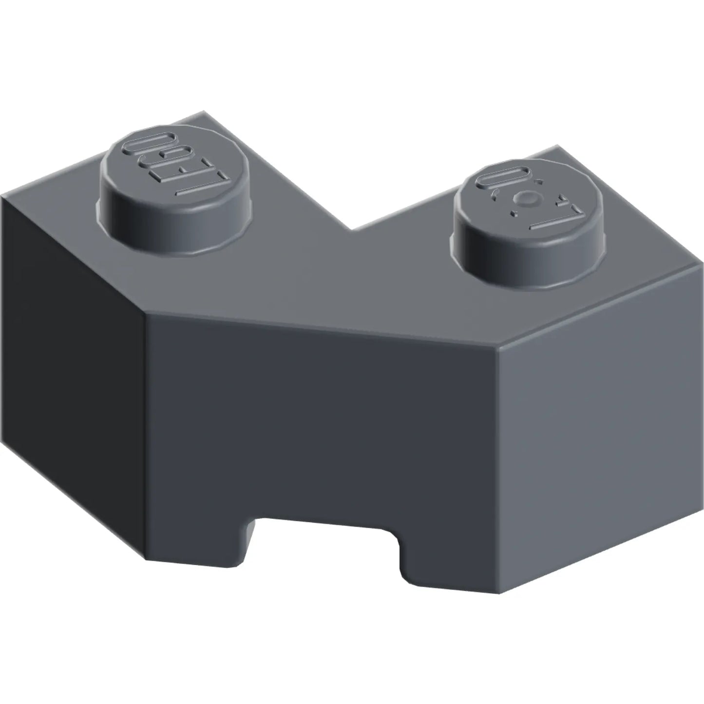 Part 87620 - Brick, Modified Facet 2 x 2