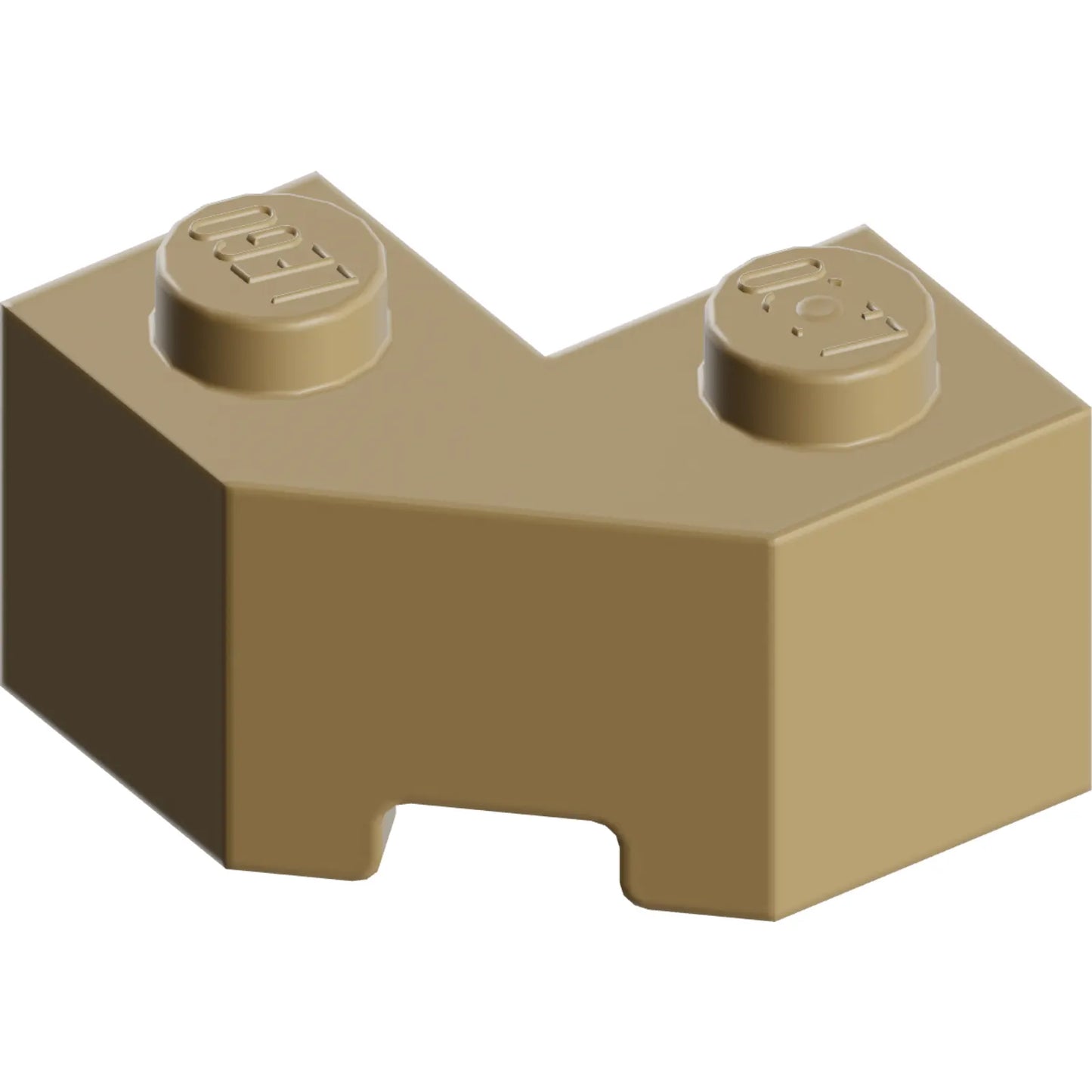 Part 87620 - Brick, Modified Facet 2 x 2