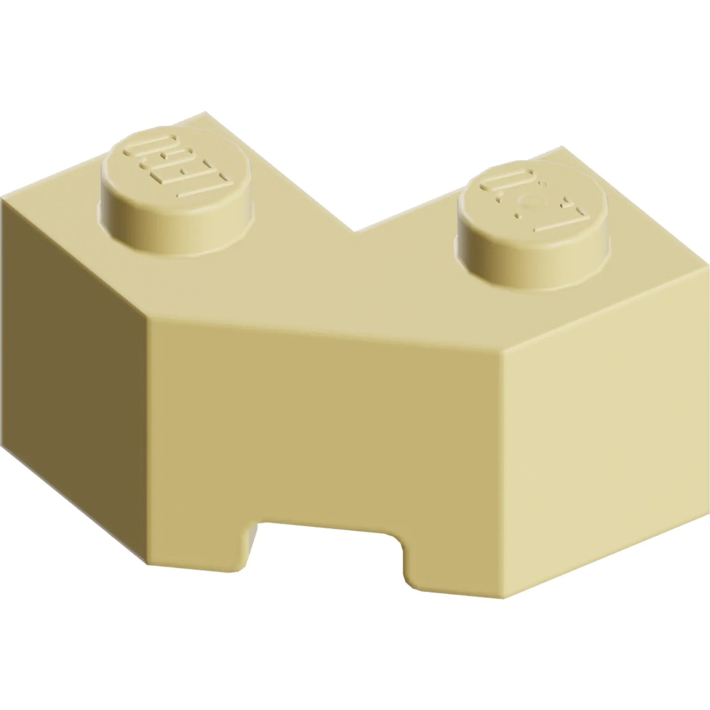 Part 87620 - Brick, Modified Facet 2 x 2