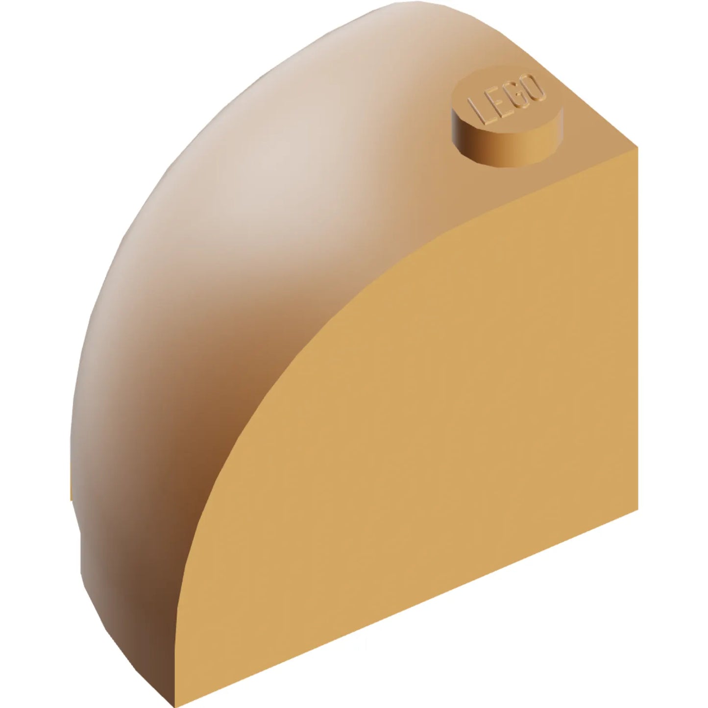 Part 88293 - Brick, Round Corner 3 x 3 x 2 Dome Top