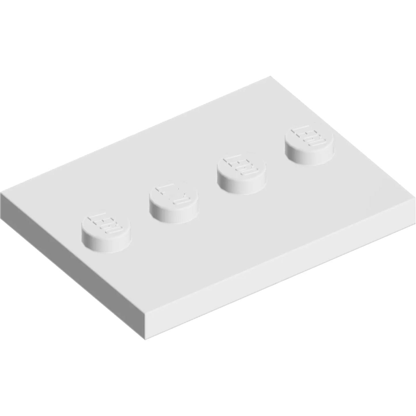 Part 88646 - Tile, Modified 3 x 4 with 4 Studs in Center