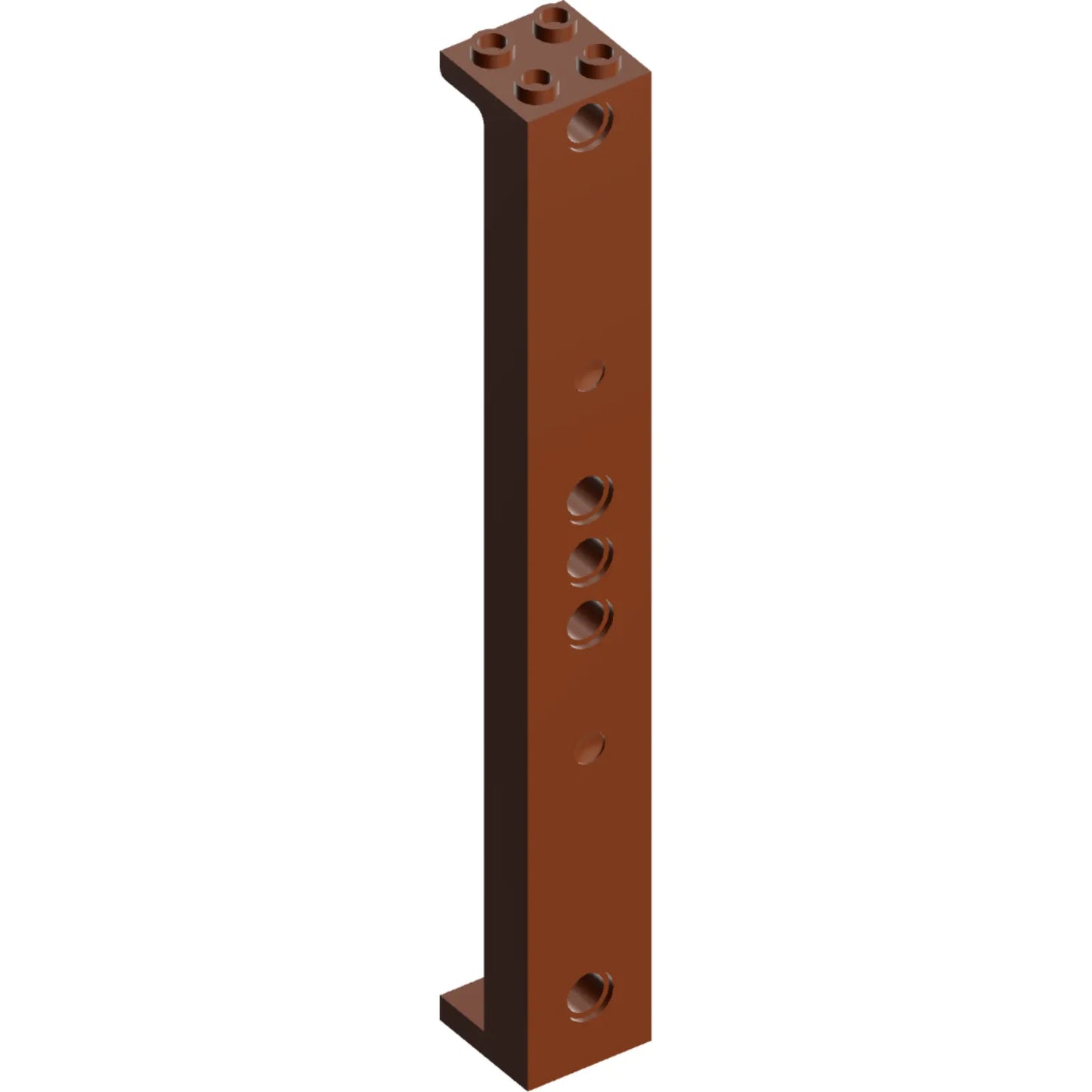 Part 91176 - Support 2 x 2 x 13 with 5 Pin Holes