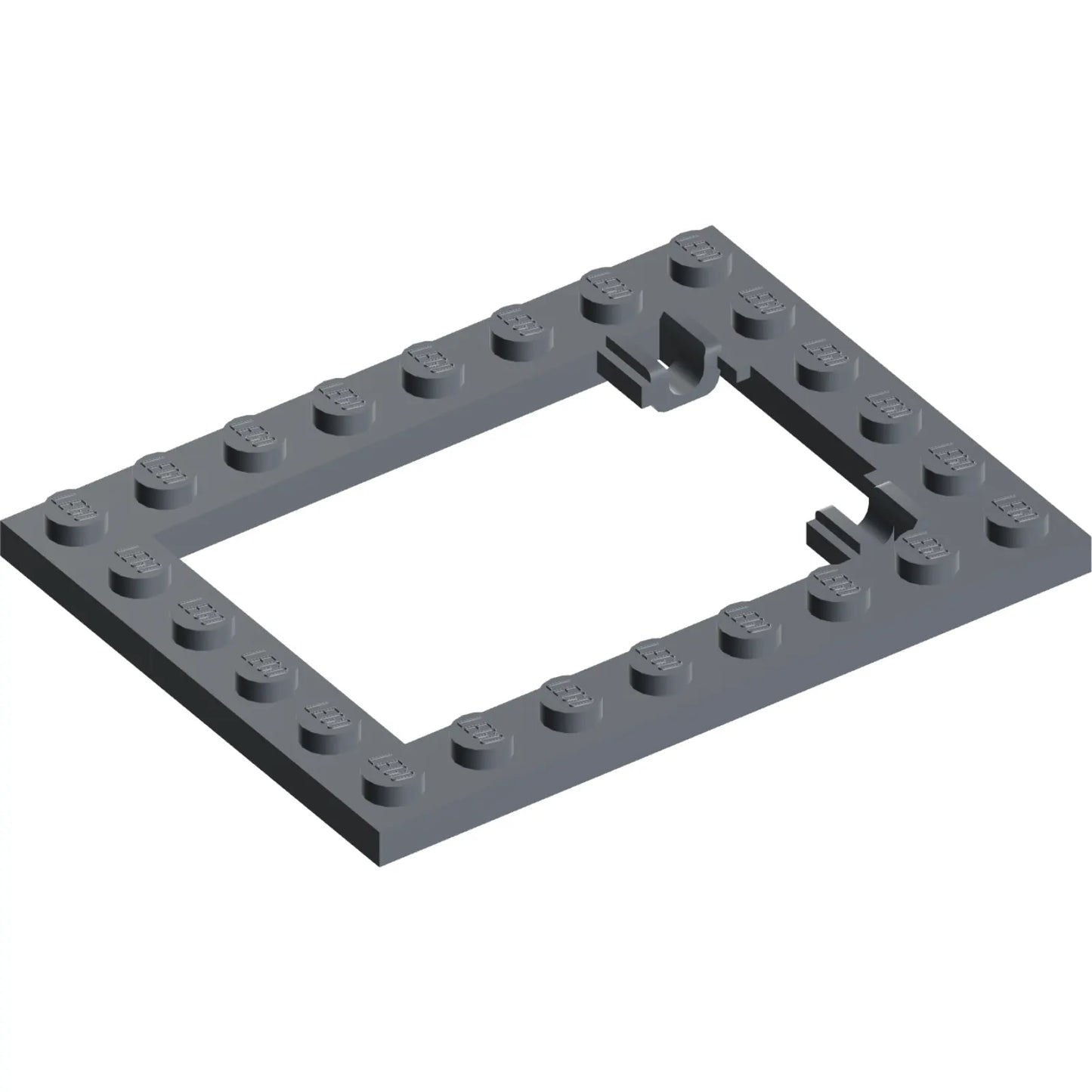 Teil 92107 – Platte, modifizierter 6 x 8 Treppentürrahmen horizontal (lange Stifthalter)