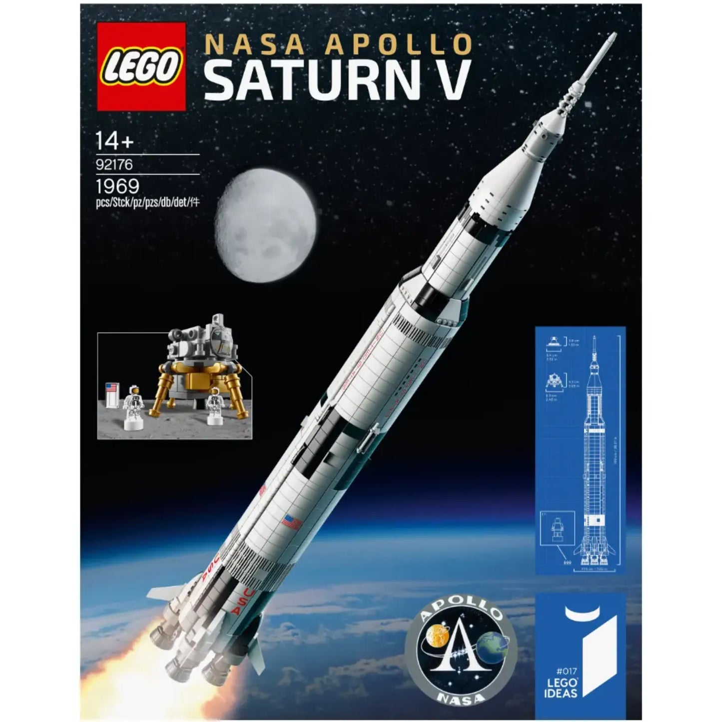 Instruction 92176-1 - NASA Apollo Saturn V {Reissue}