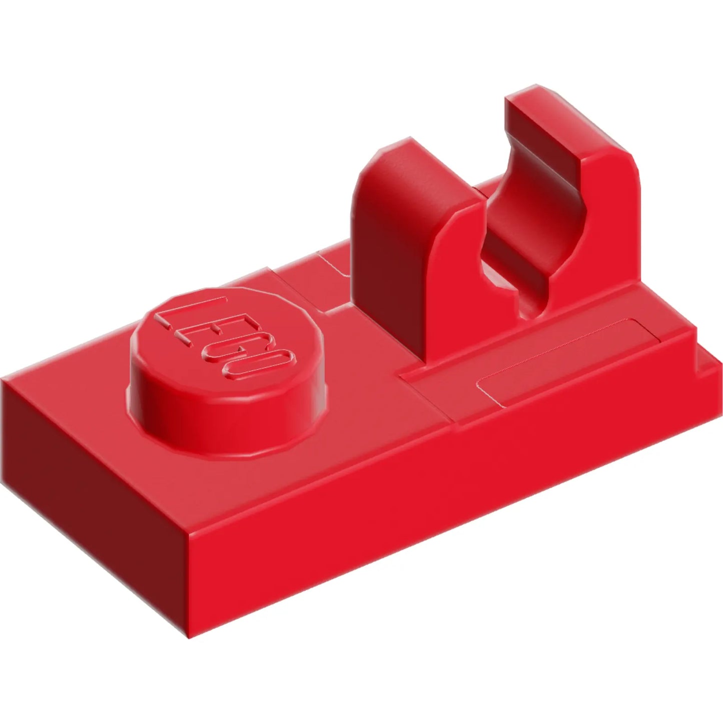 Teil 92280 - Platte, modifiziert 1 x 2 mit Clip mit Mittelschnitt oben