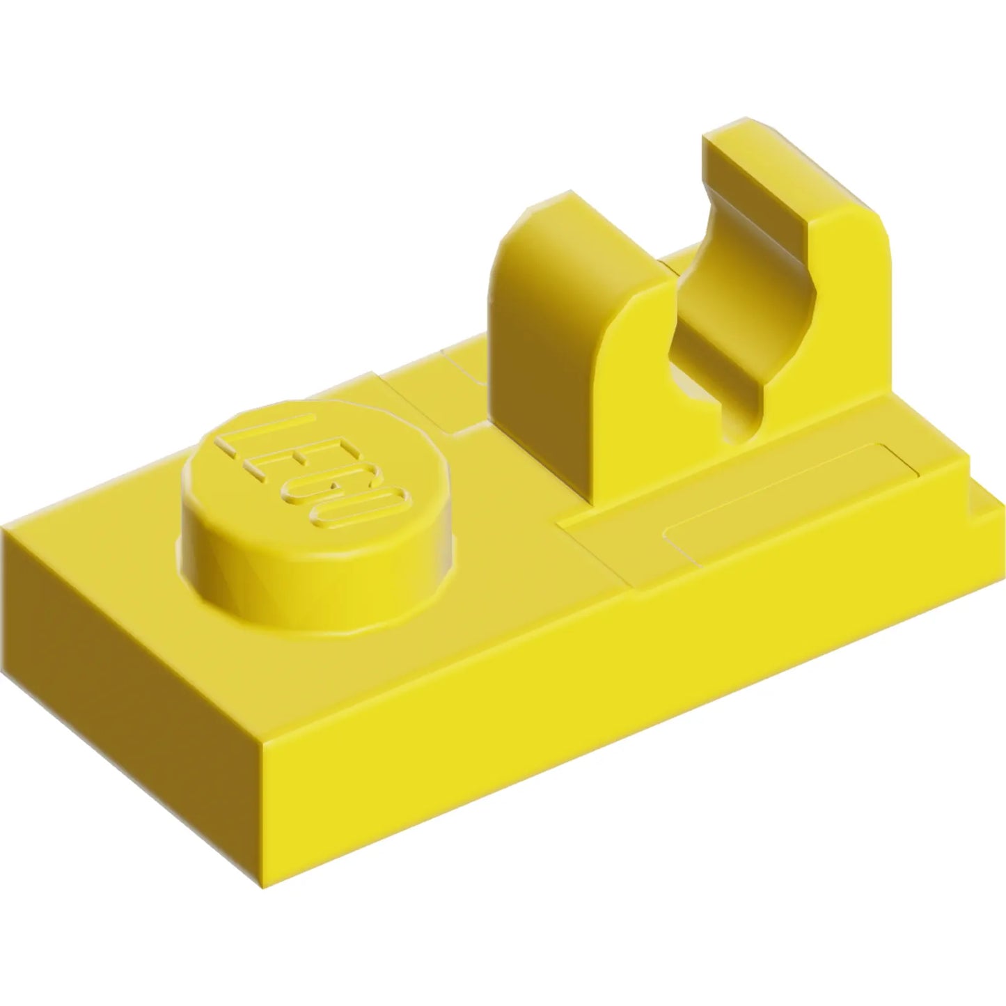 Teil 92280 - Platte, modifiziert 1 x 2 mit Clip mit Mittelschnitt oben