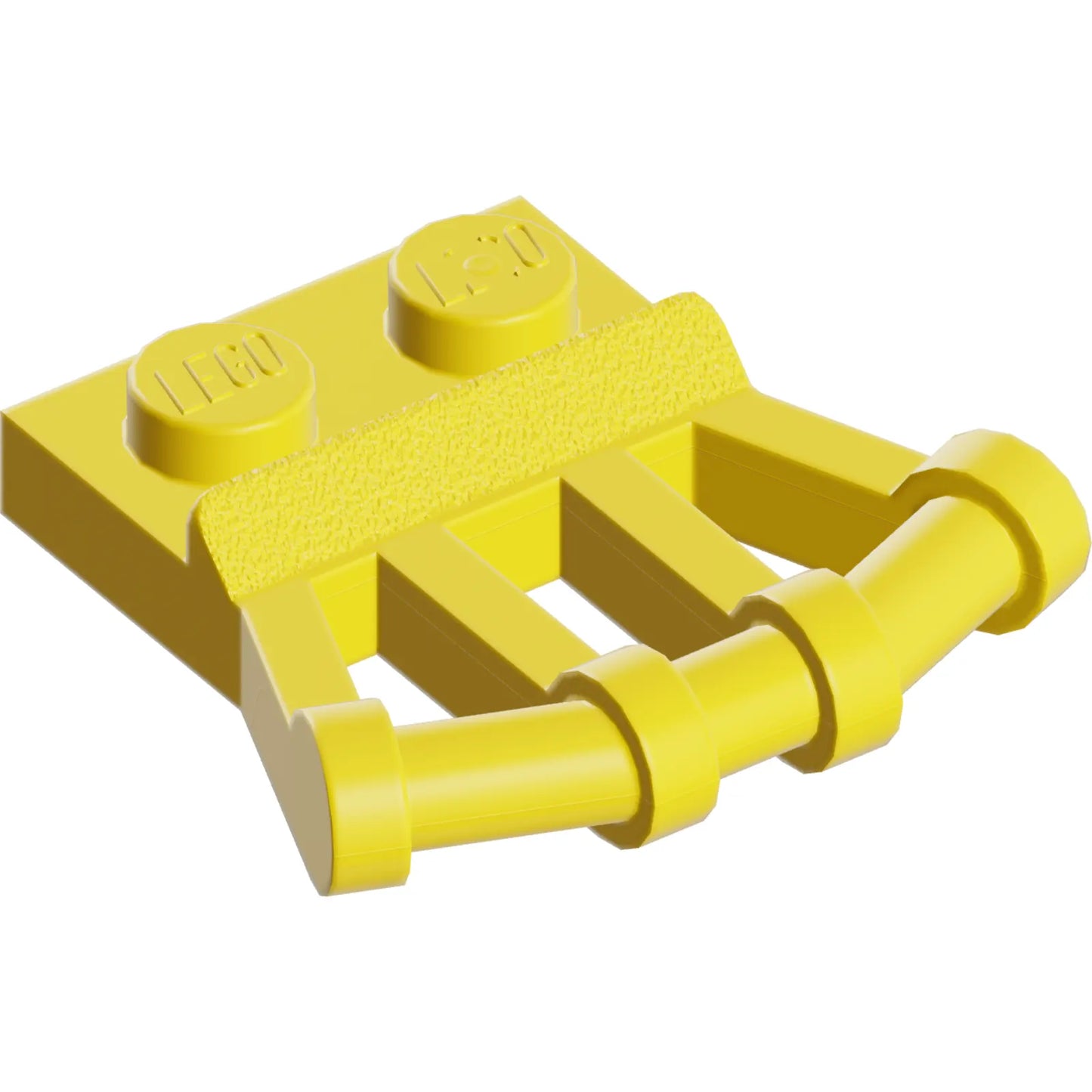 Teil 92692 - Platte, modifiziert 1 x 2 mit abgewinkelten Stangengriffen an der Seite