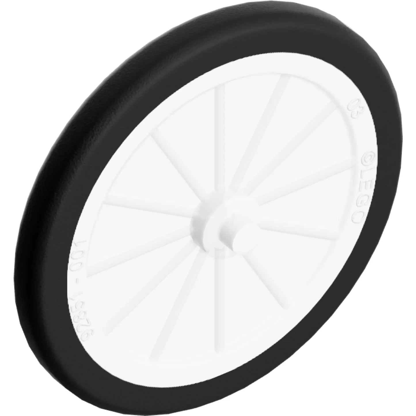 Part 92851pb01 - Wheel Bicycle with Molded Black Hard Rubber Tire Pattern
