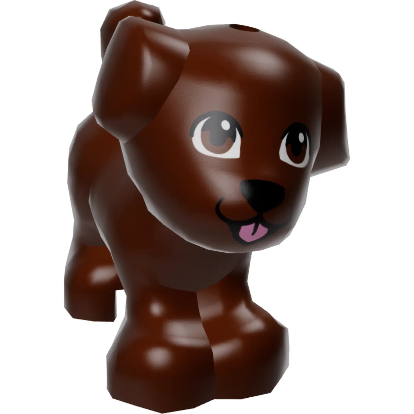 Part 93088pb07 - Dog, Friends, Puppy, Standing with Black Nose and Mouth and Bright Pink Tongue Pattern (Dash)