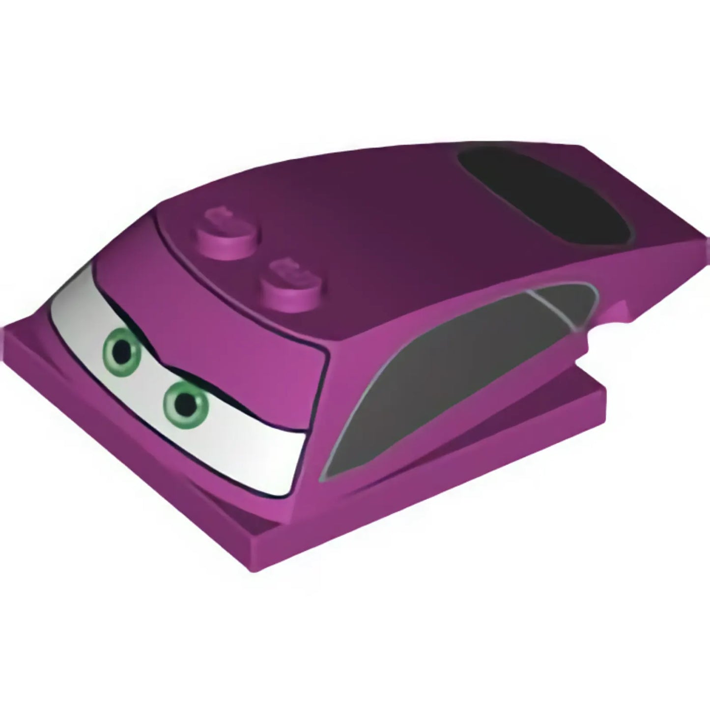 Part 93591pb02 - Wedge 6 x 4 x 1 1/3 with 4 x 4 Base with Green Eyes and Windows Pattern (Holley)