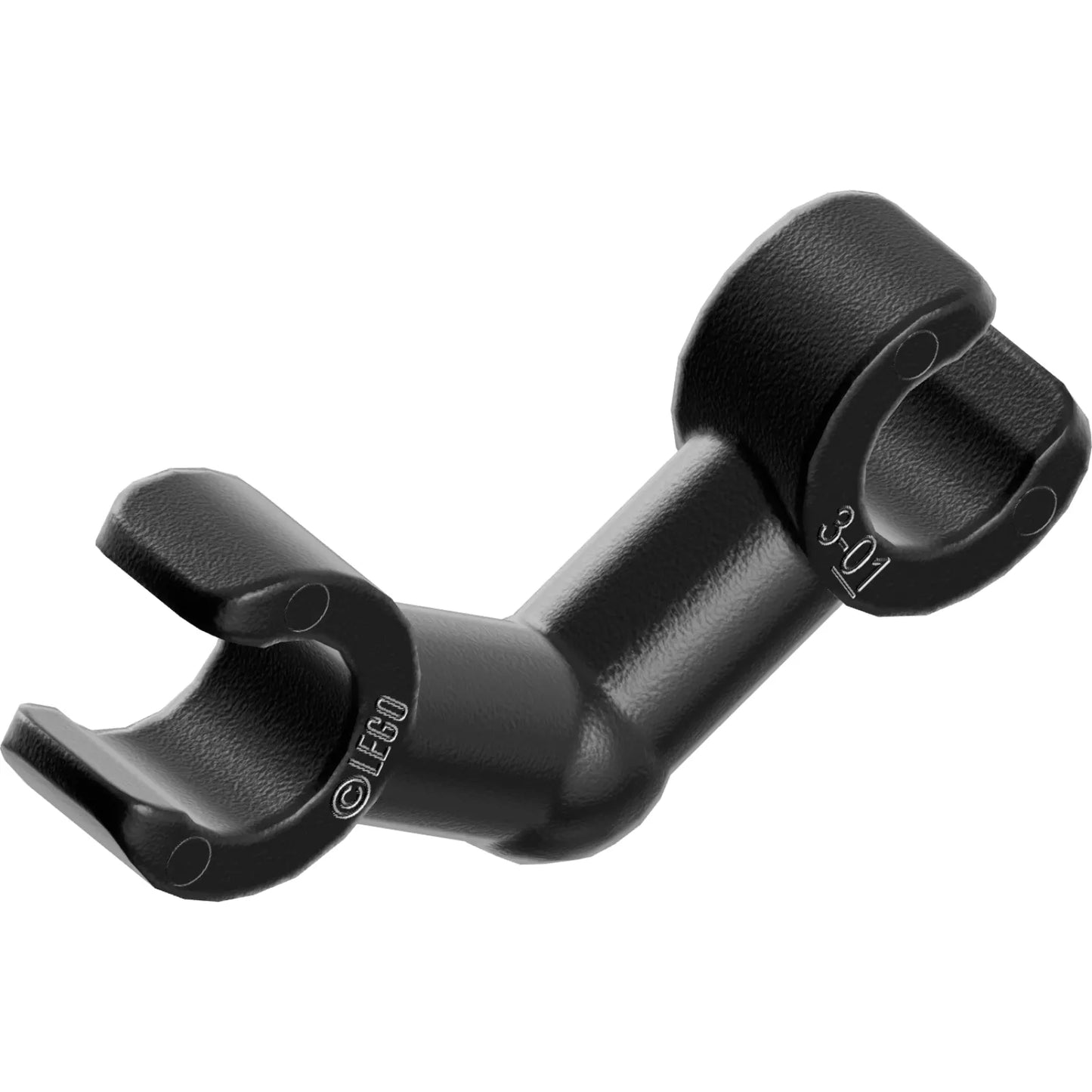 Part 93609 - Arm Skeleton, Bent with Clips (Horizontal Grip)