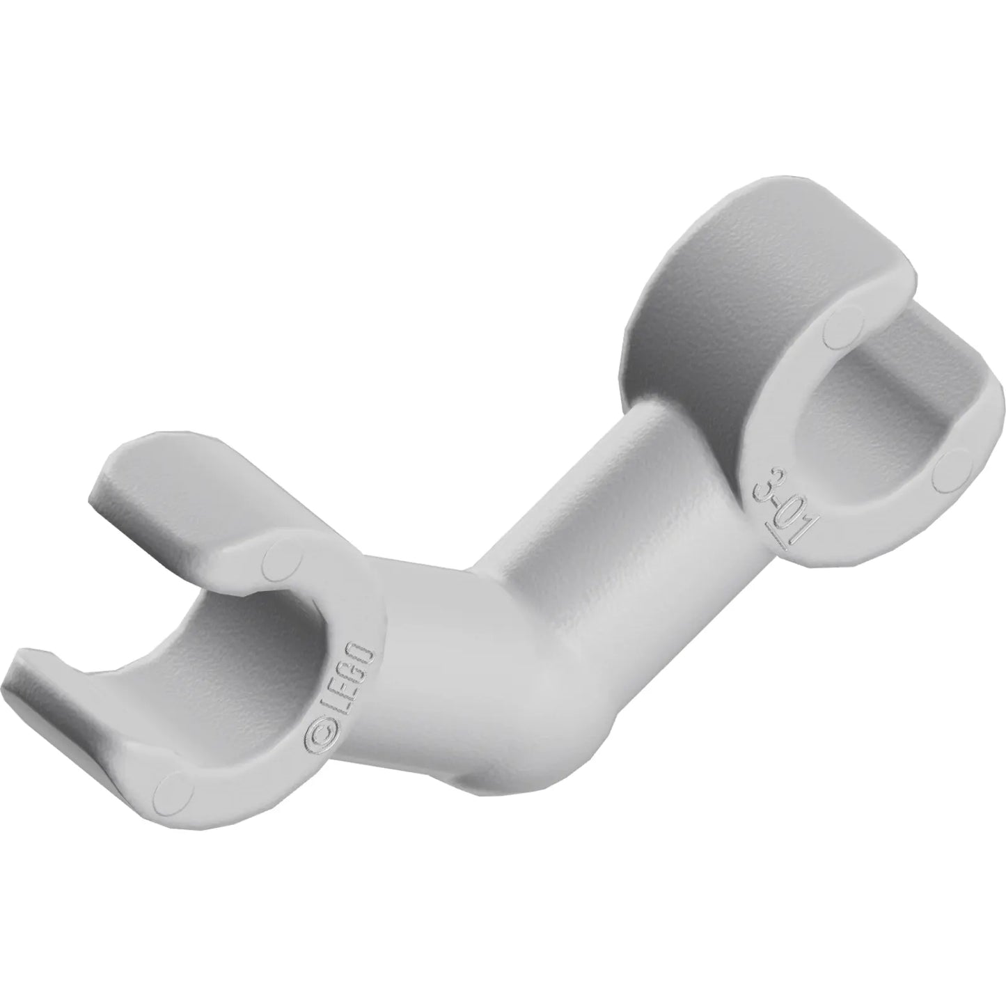 Part 93609 - Arm Skeleton, Bent with Clips (Horizontal Grip)