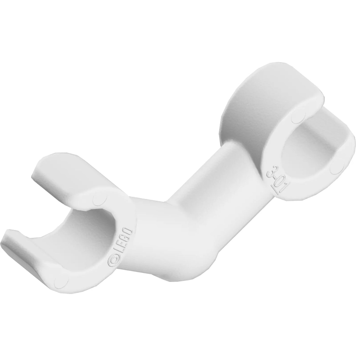 Part 93609 - Arm Skeleton, Bent with Clips (Horizontal Grip)