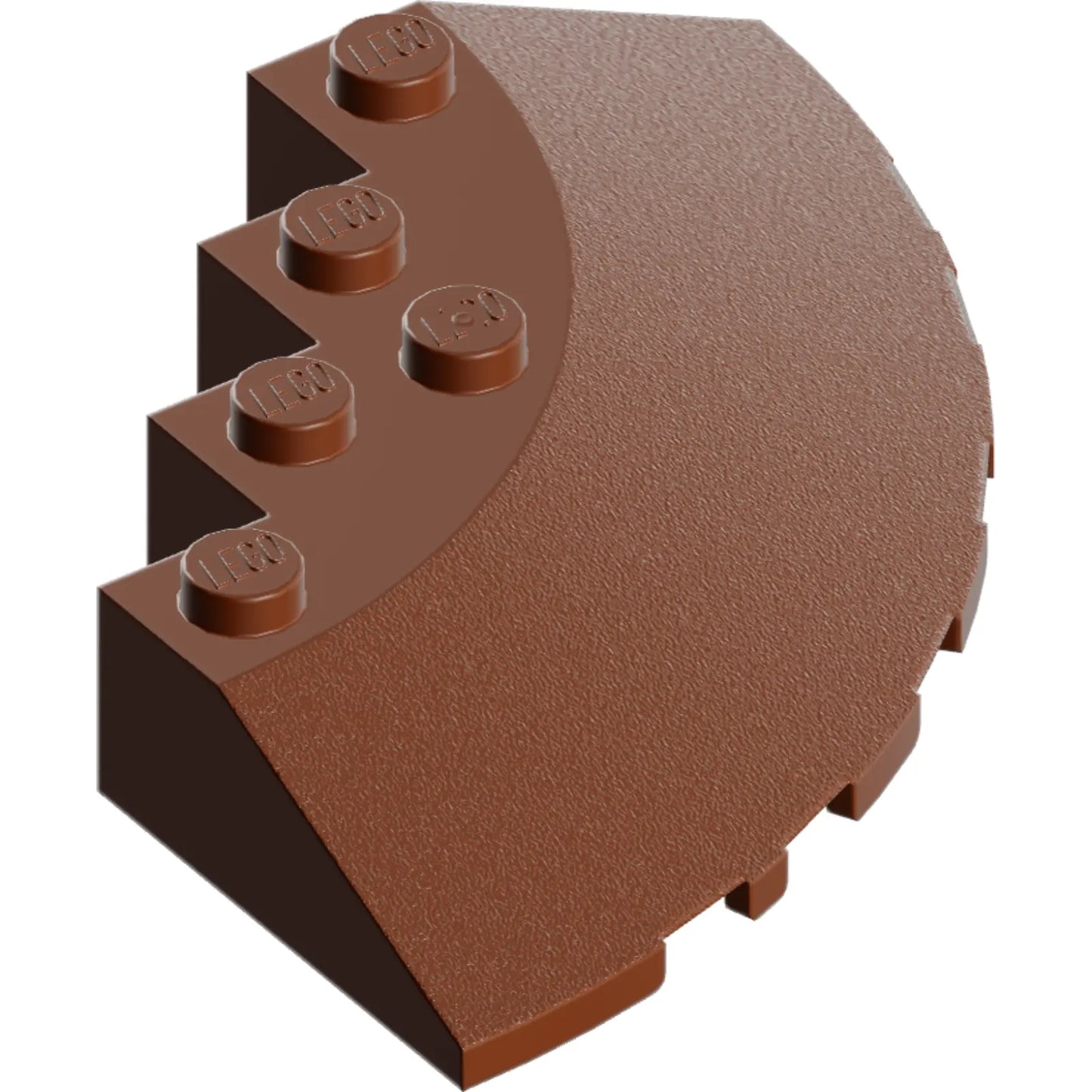 Part 95188 - Brick, Round Corner 6 x 6 with Slope 33 Edge, Facet Cutout