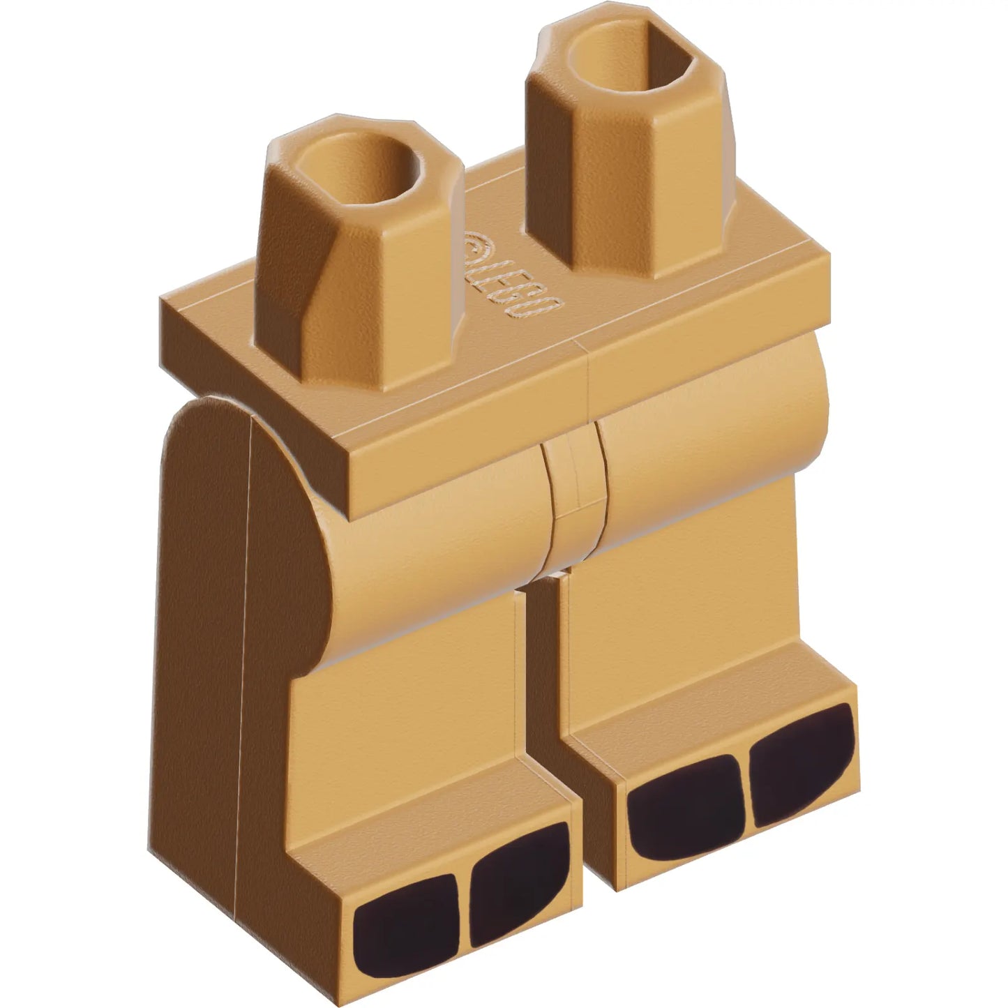 Part 970c00pb1429 - Hips and Legs with Dark Brown Split Hooves Pattern