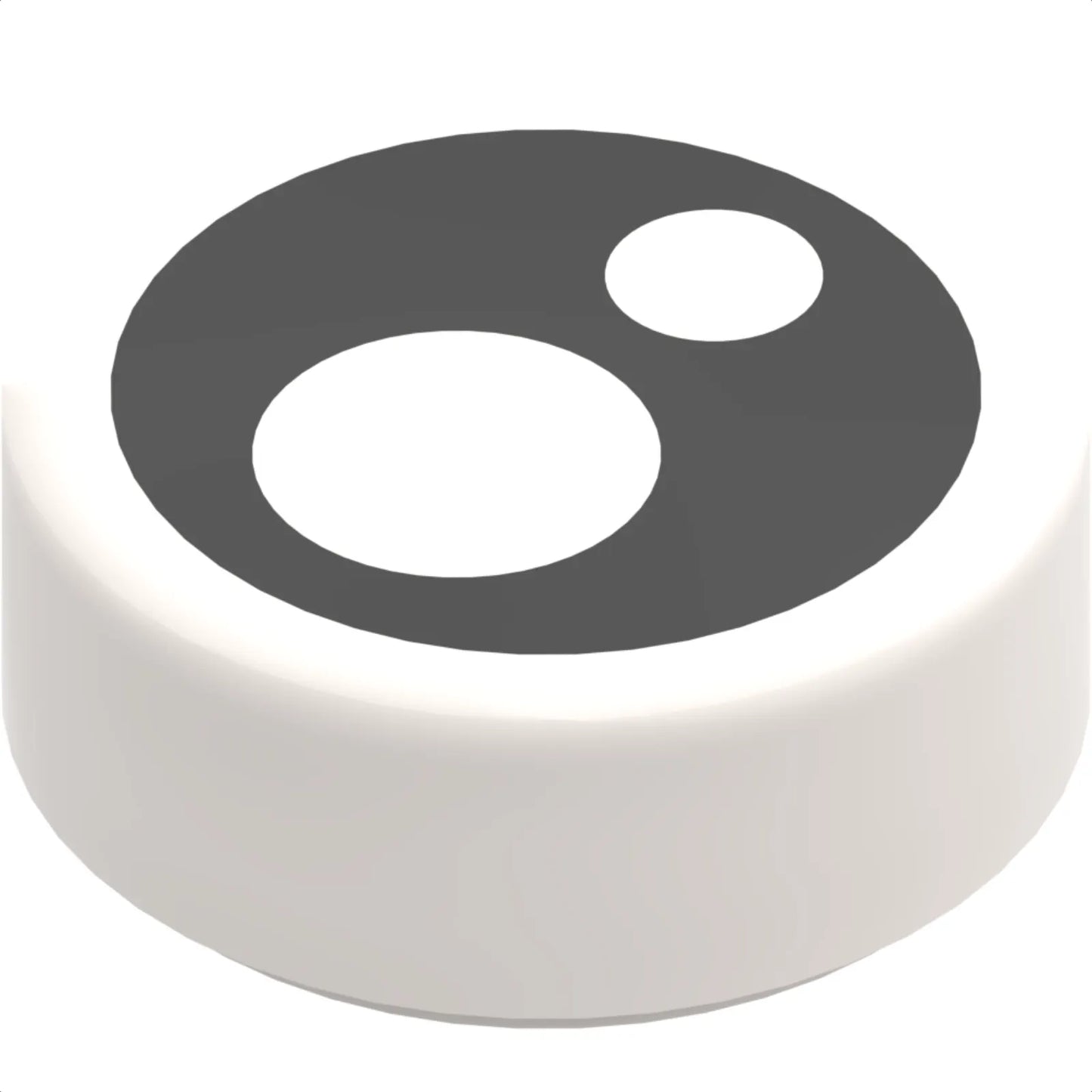 Part 98138pb367 - Tile, Round 1 x 1 with Black Eye with Pupil and Circle Pattern