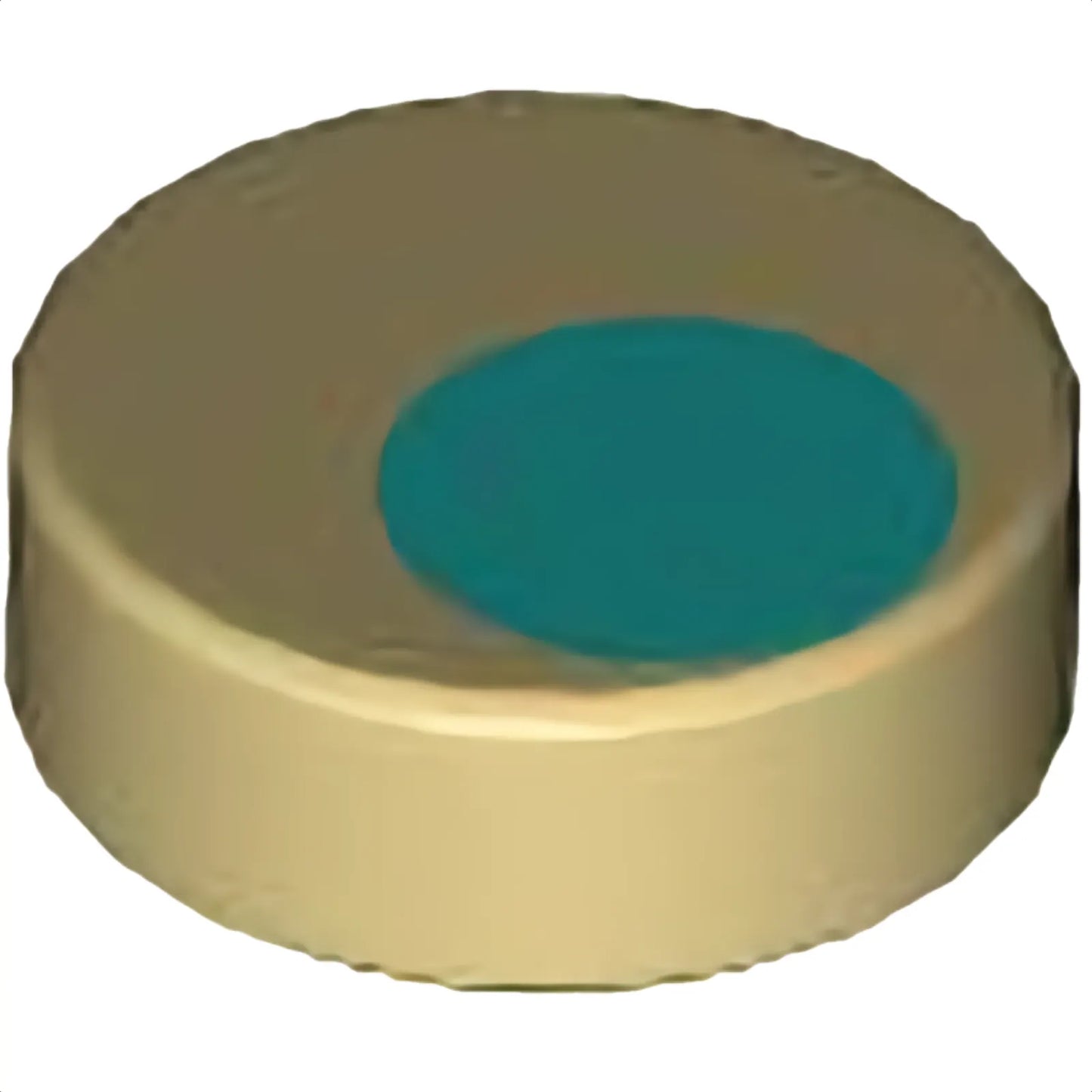 Part 98138pb392 - Tile, Round 1 x 1 with Dark Turquoise Circle Offset Pattern (Super Mario Dixie Kong Ear and Earring)