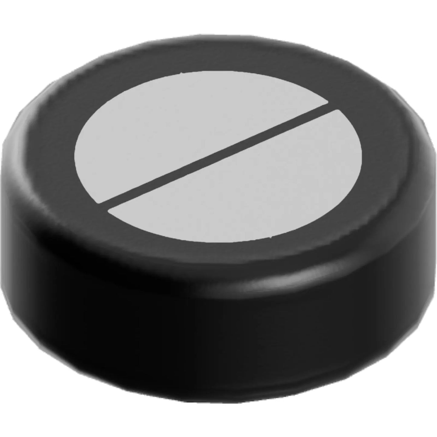 Part 98138pb433 - Tile, Round 1 x 1 with White Circle with Line Pattern