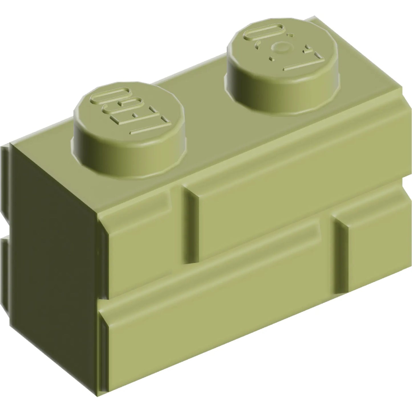 Part 98283 - Brick, Modified 1 x 2 with Masonry Profile
