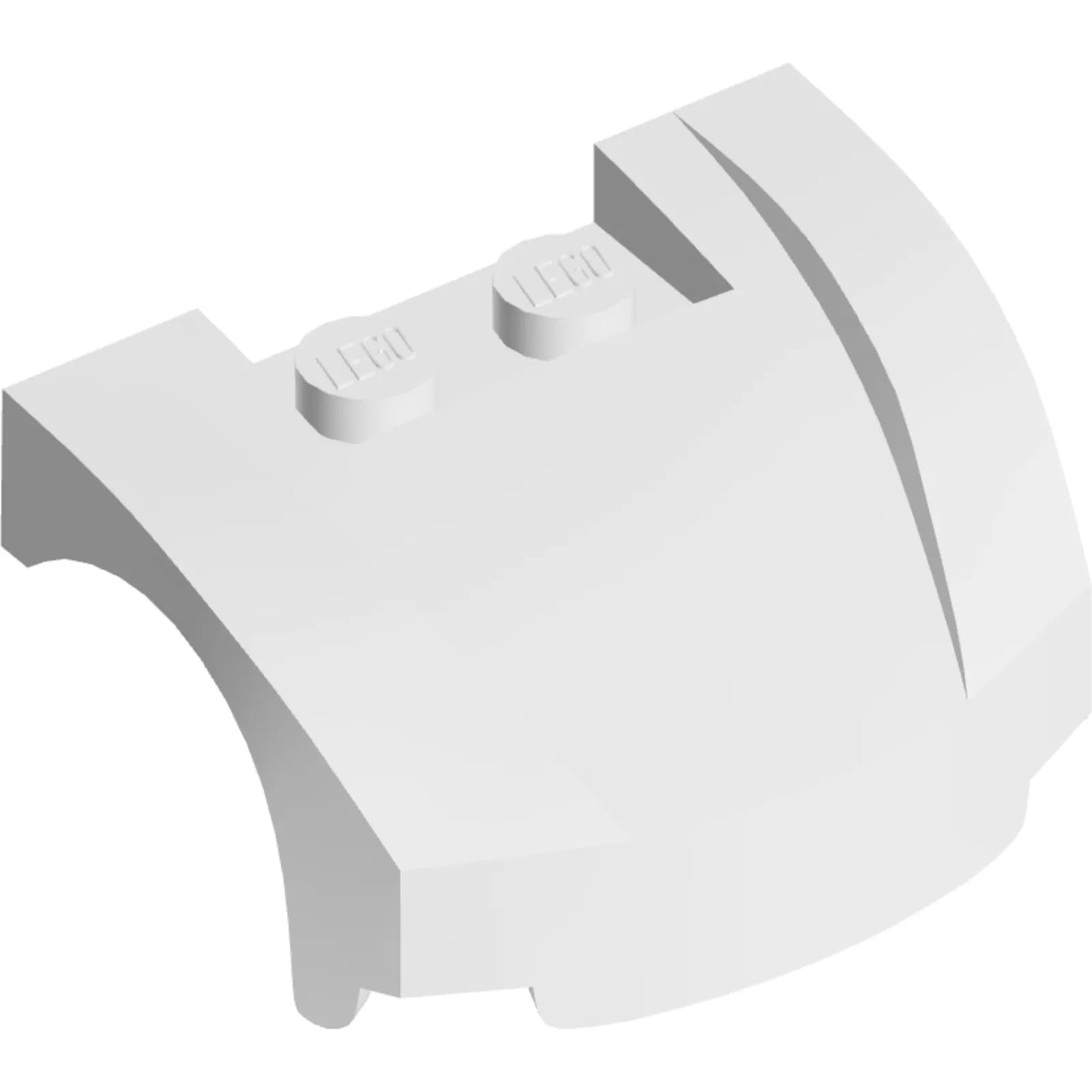 Part 98835 - Vehicle, Mudguard 3 x 4 x 1 2/3 Curved Front