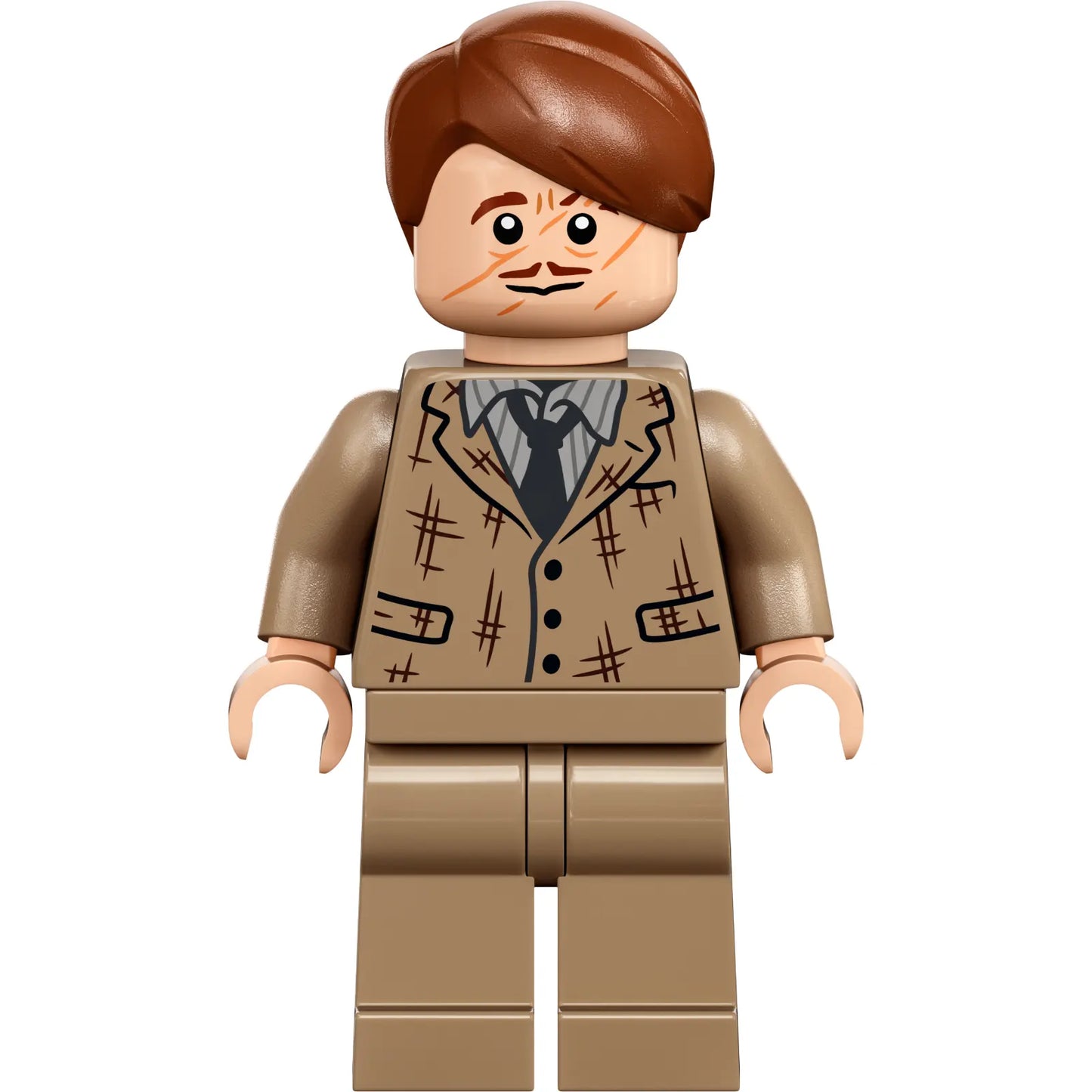 Minifig hp367 - Professor Remus Lupin - Dark Tan Suit, Tattered