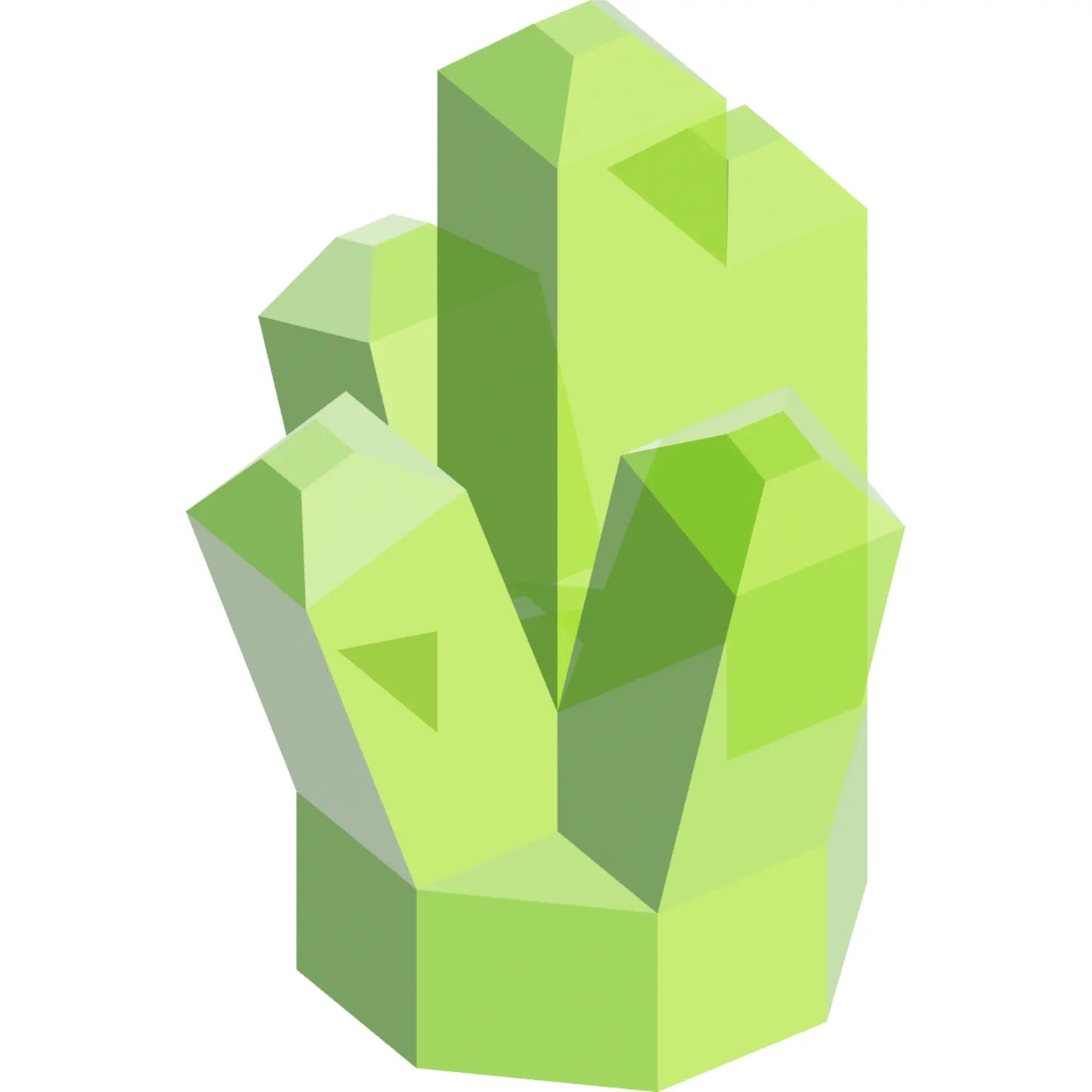 Part 52 - Rock 1 x 1 Crystal 5 Point