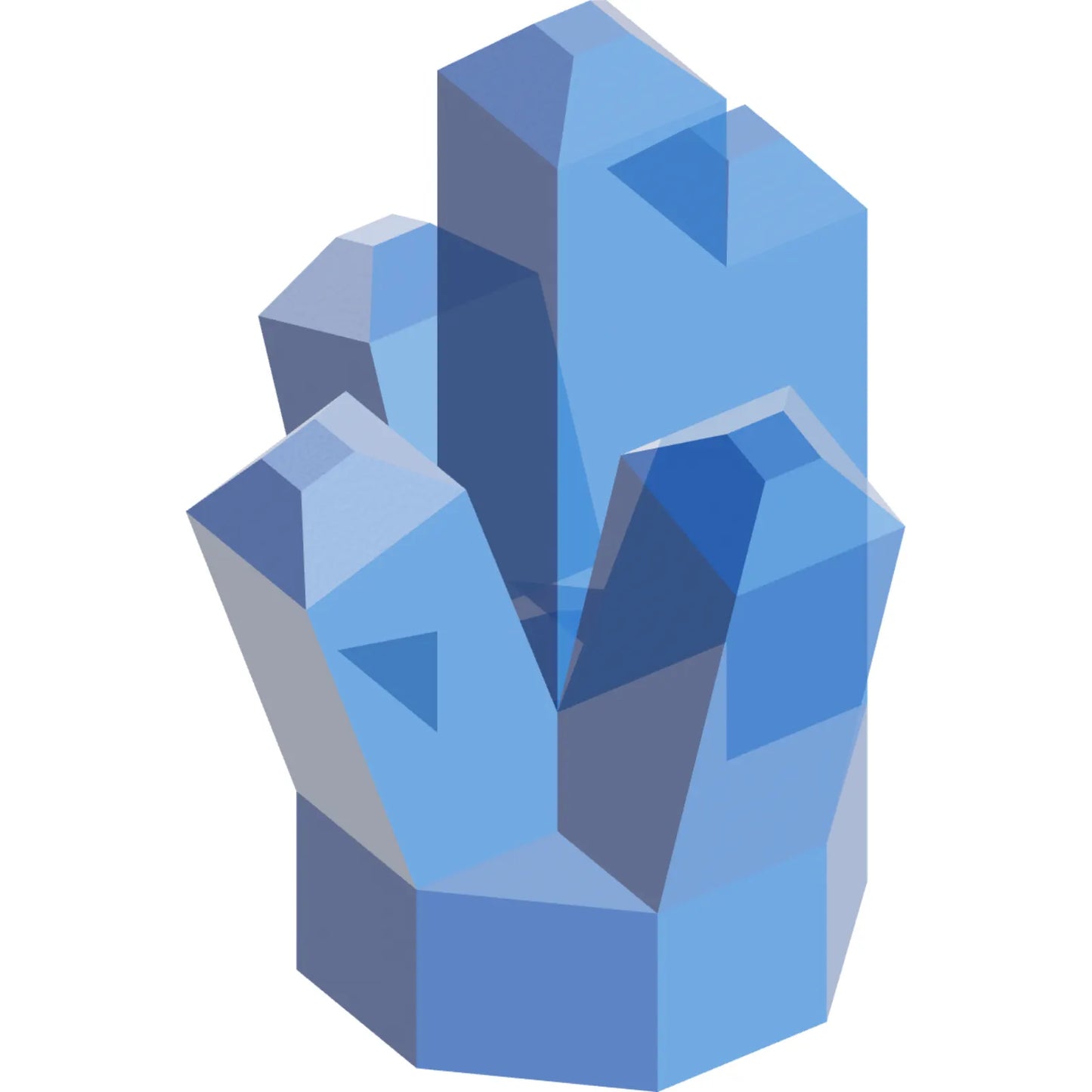Part 52 - Rock 1 x 1 Crystal 5 Point