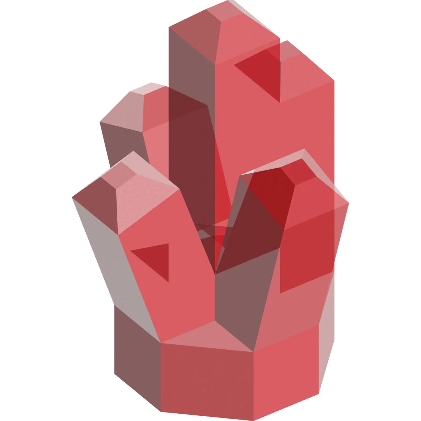 Part 52 - Rock 1 x 1 Crystal 5 Point