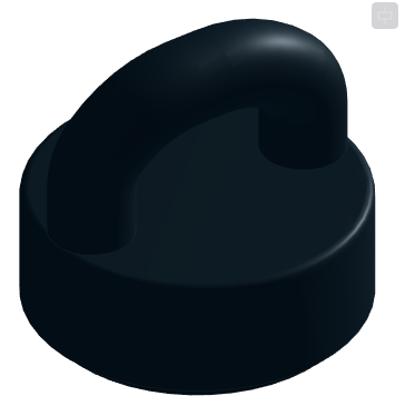 Part 77813 - Tile, Round 1 x 1 with Loop