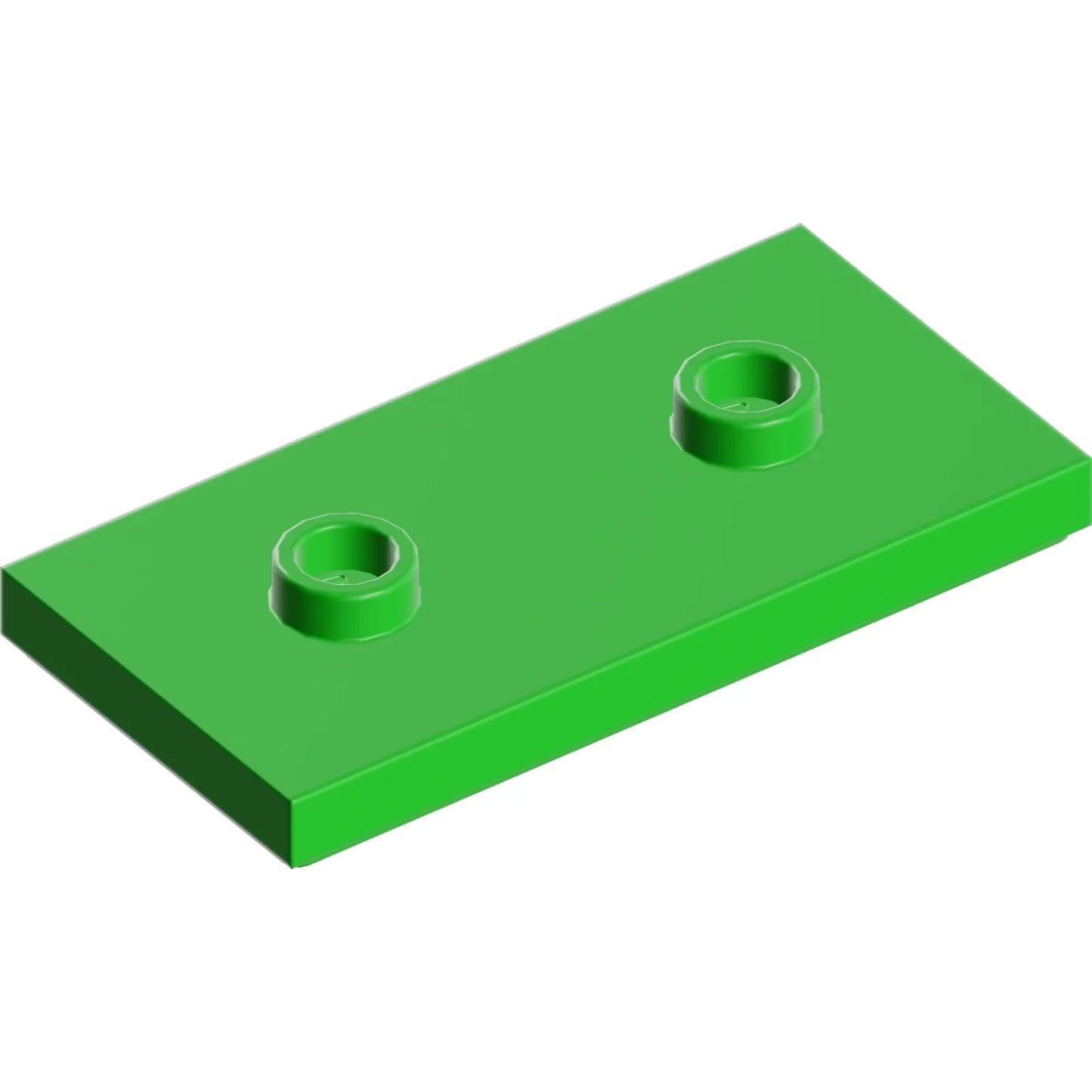 Part 65509 - Plate, Modified 2 x 4 with 2 Studs (Double Jumper)