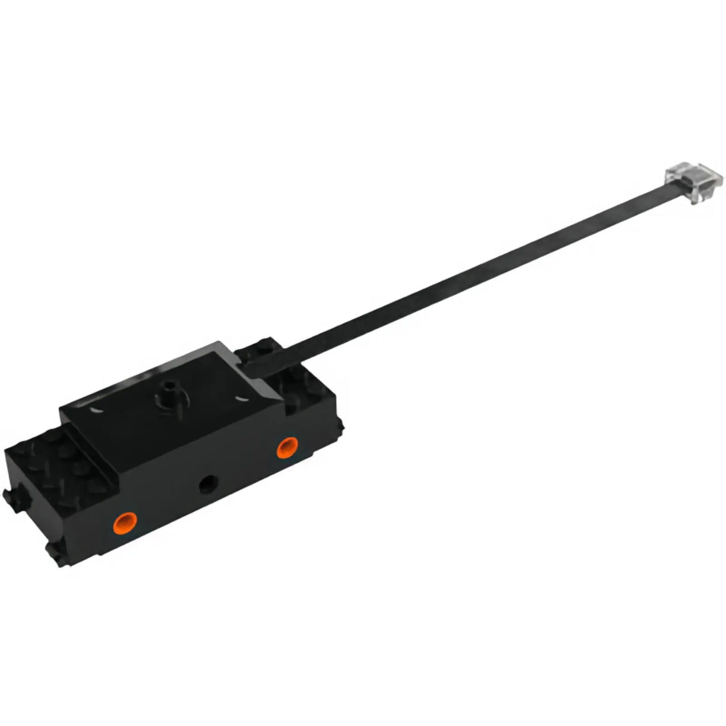 Part bb0896c01 - Electric, Train Motor 9V RC Train with Integrated Powered Up Attachment, Orange Wheel Holders