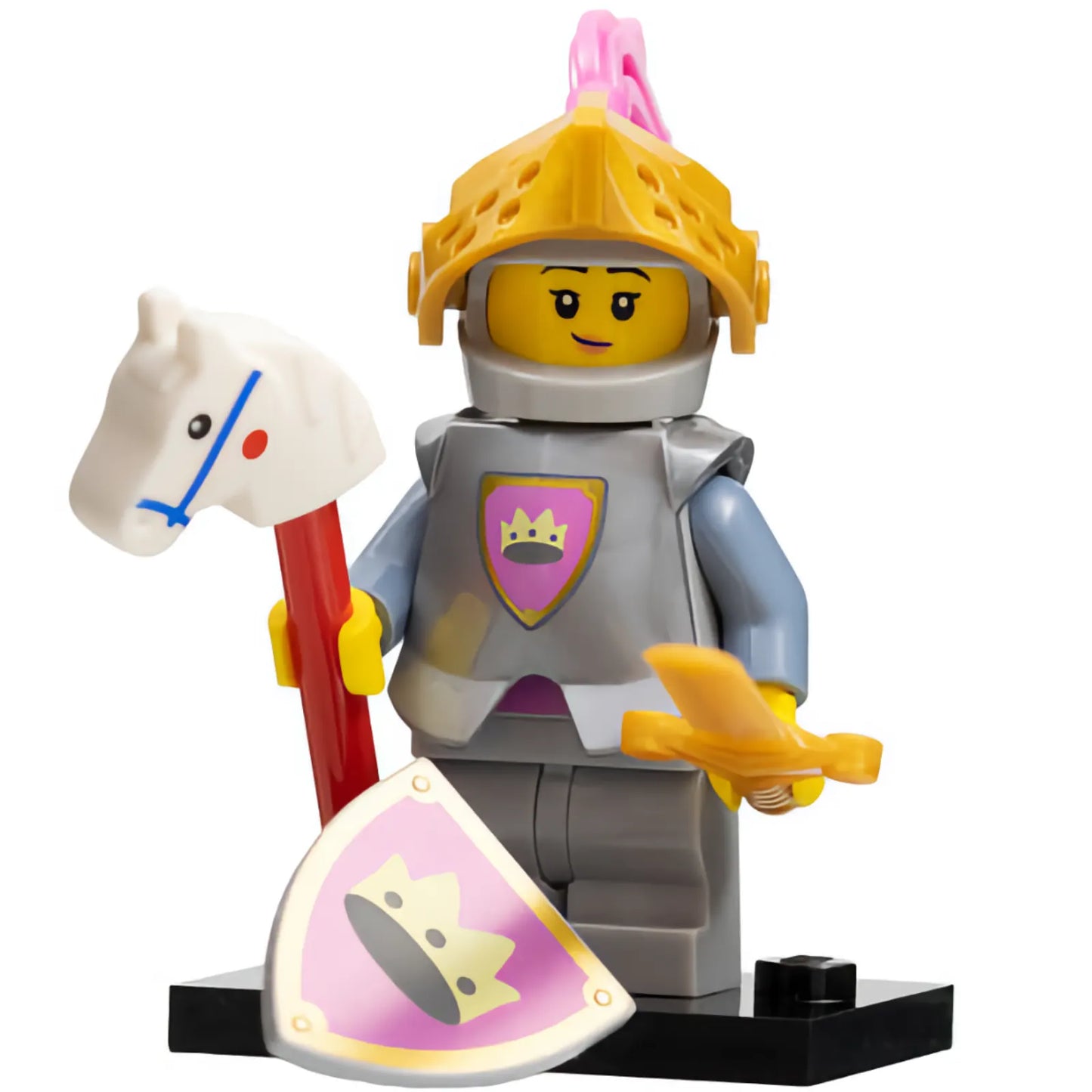 Set col23-11 - Knight of the Yellow Castle, Series 23 (Complete Set with Stand and Accessories)